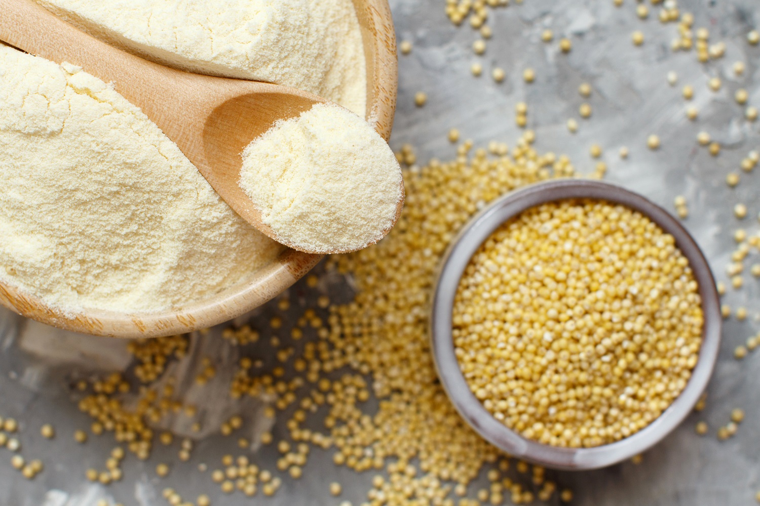 Hirsevollkornmehl glutenfrei - Bio Hirse Vollkorn Mehl - 1000g Tasty Pott Hirsevollkornmehl glutenfrei - Bio Hirse Vollkorn Mehl - 1000g Tasty Pott