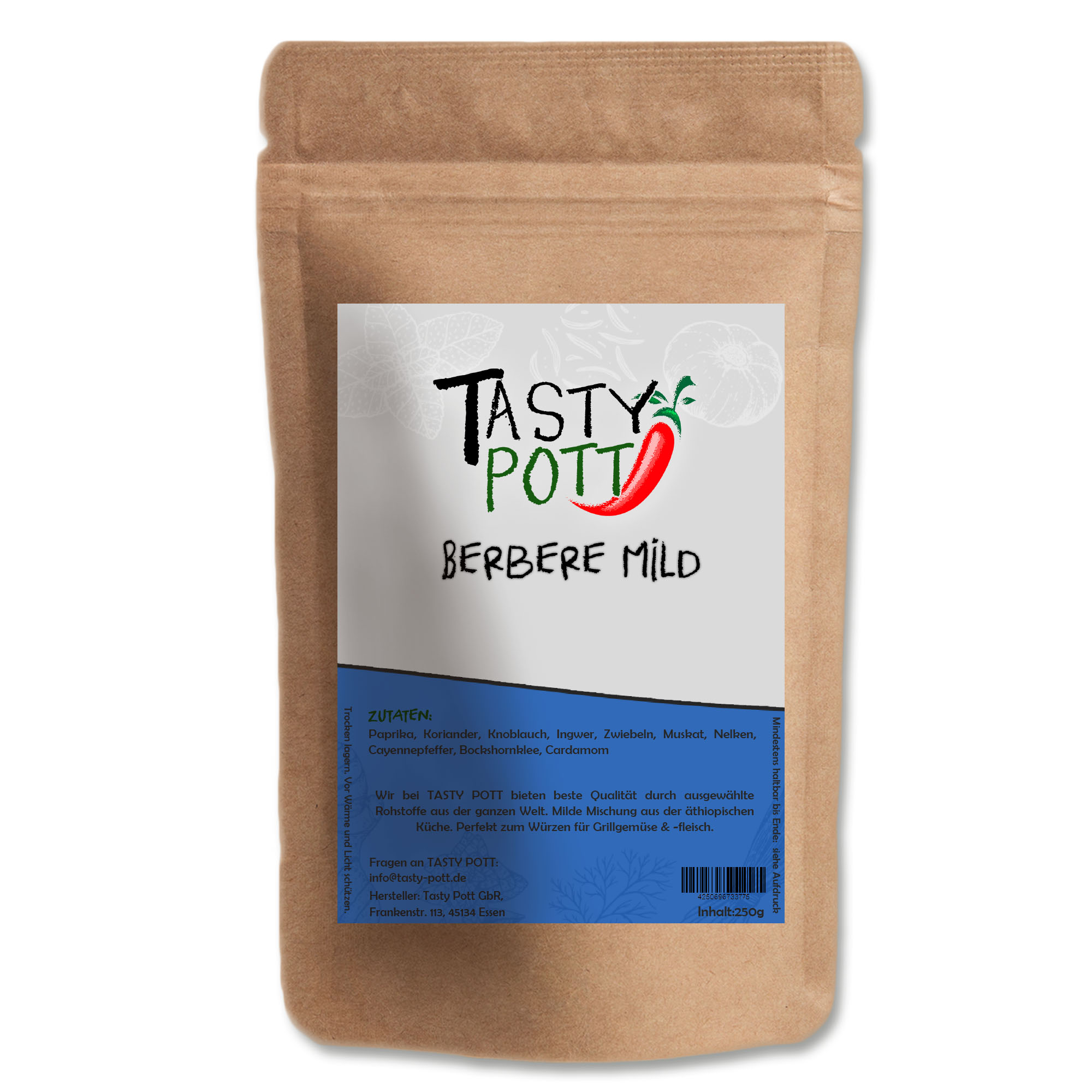 Tasty Pott Berbere | Äthiopisches Gewürz Beutel Tasty Pott Berbere | Äthiopisches Gewürz Beutel