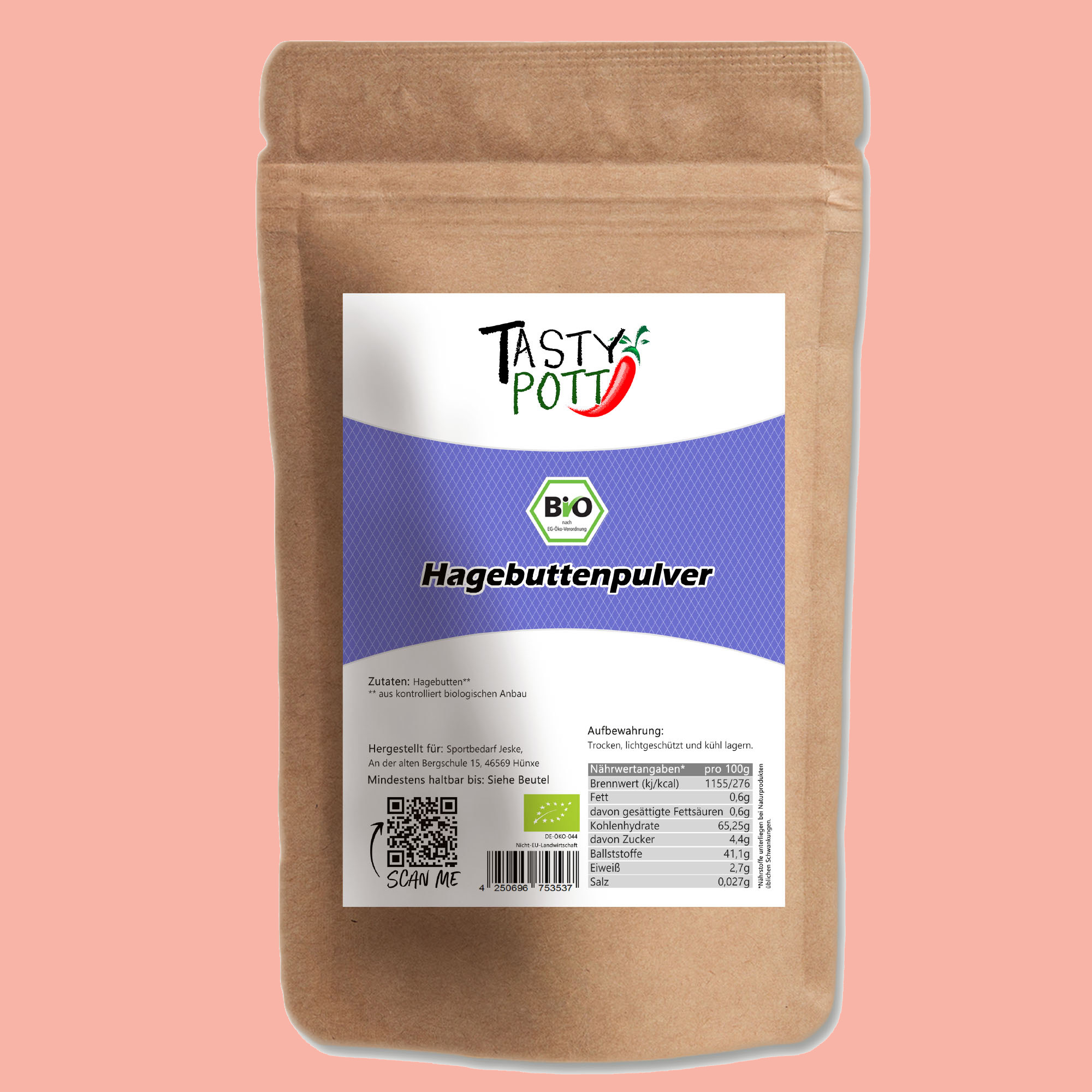 Bio Hagebuttenpulver 1kg – Gemahlen & Vitaminreich Bio Hagebuttenpulver 1kg – gemahlen & naturrein