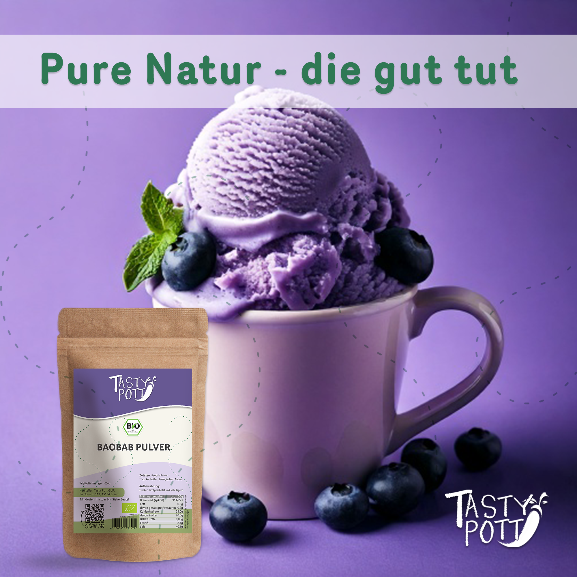 Bio Baobab Pulver 1kg