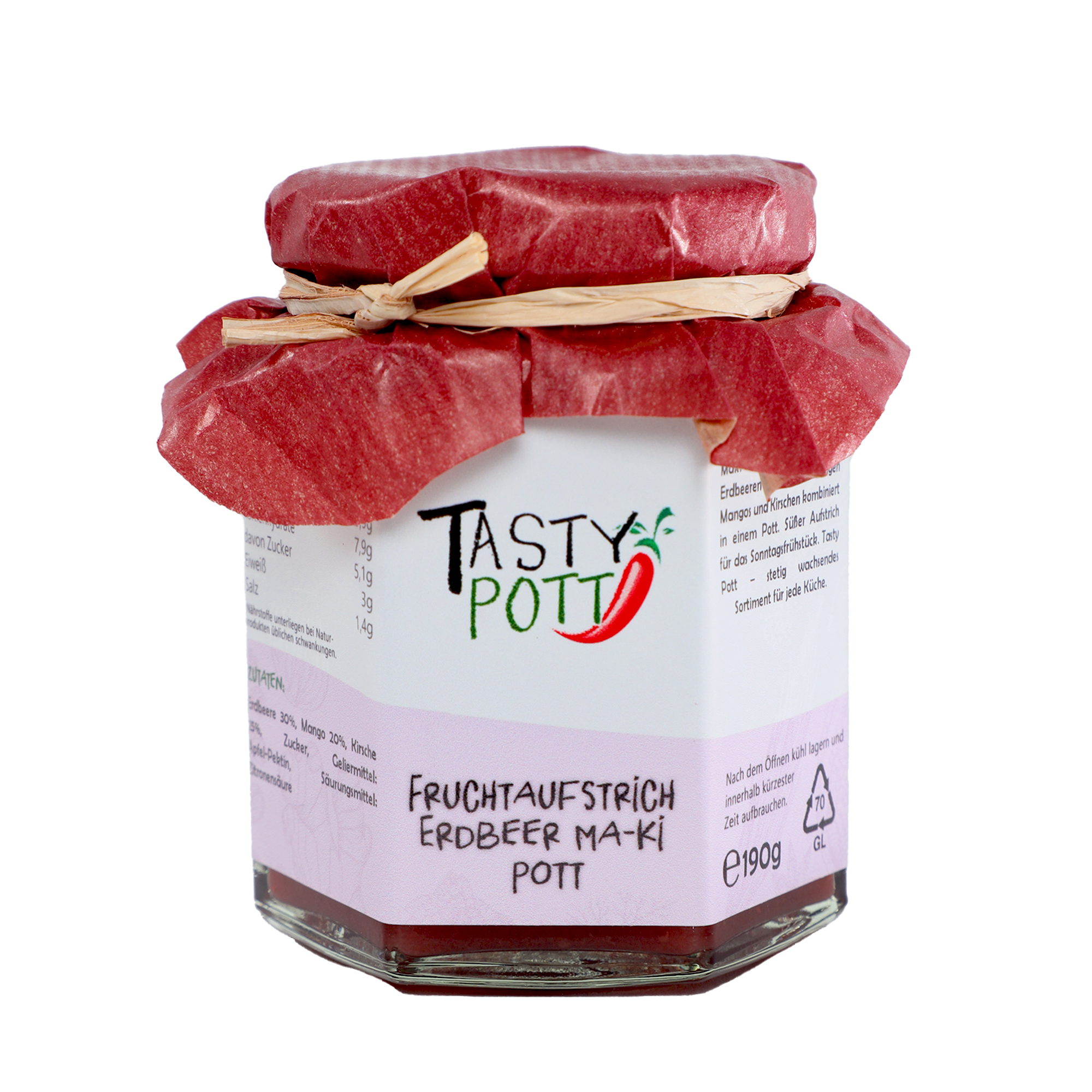 Tasty Pott Fruchtaufstrich Auswahl Tasty Pott Fruchtaufstrich Auswahl