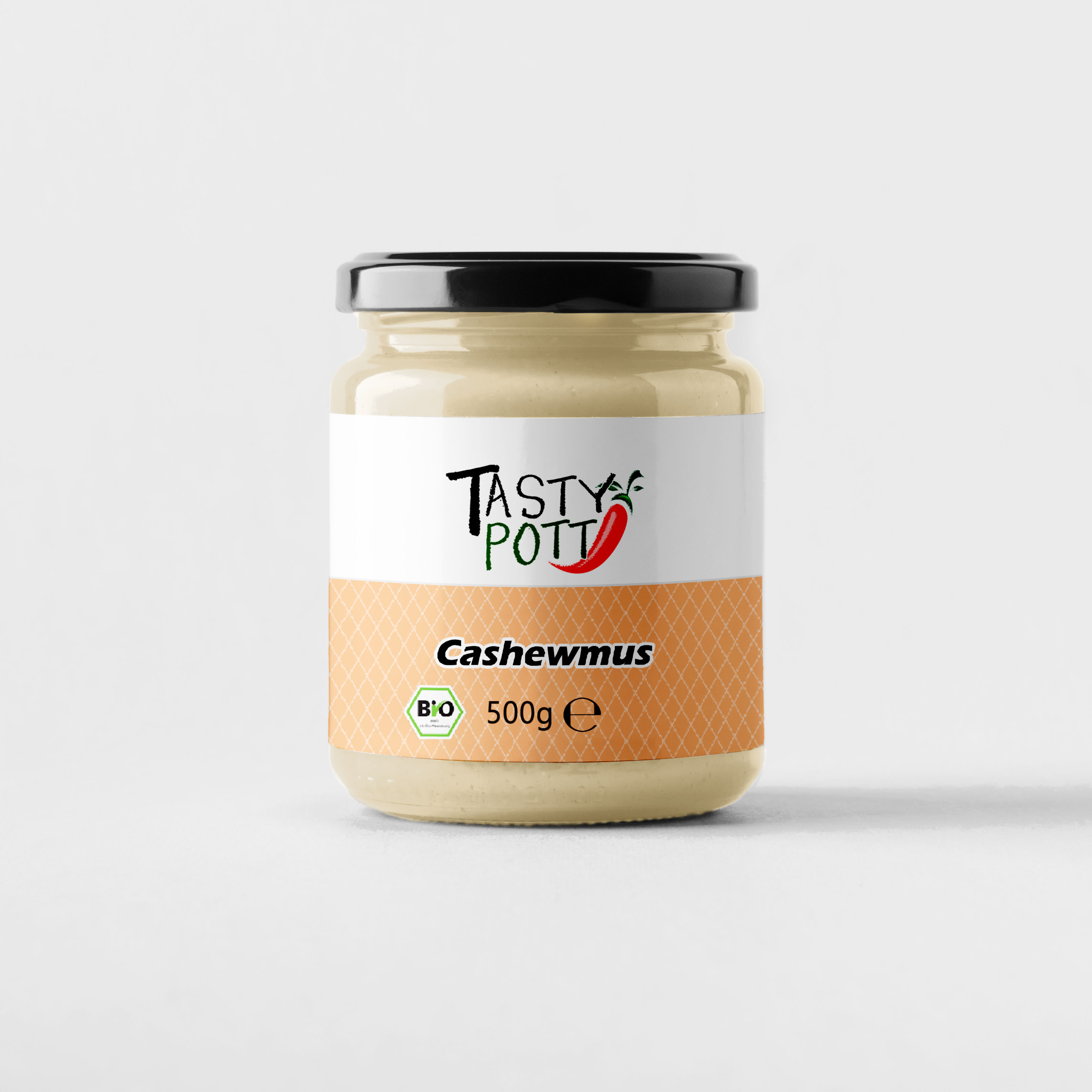Bio Cashewmus 500g Glas von Tasty Pott
