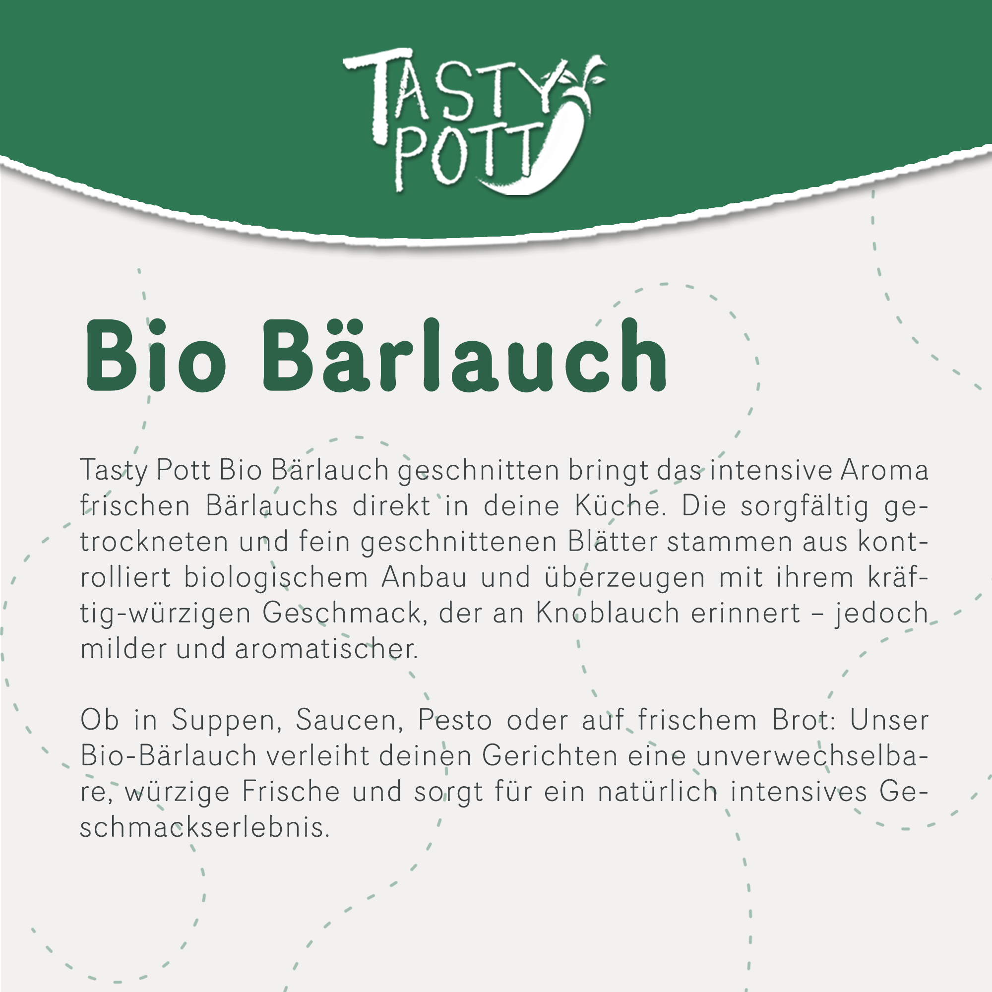 Bio Bärlauch getrocknet & geschnitten