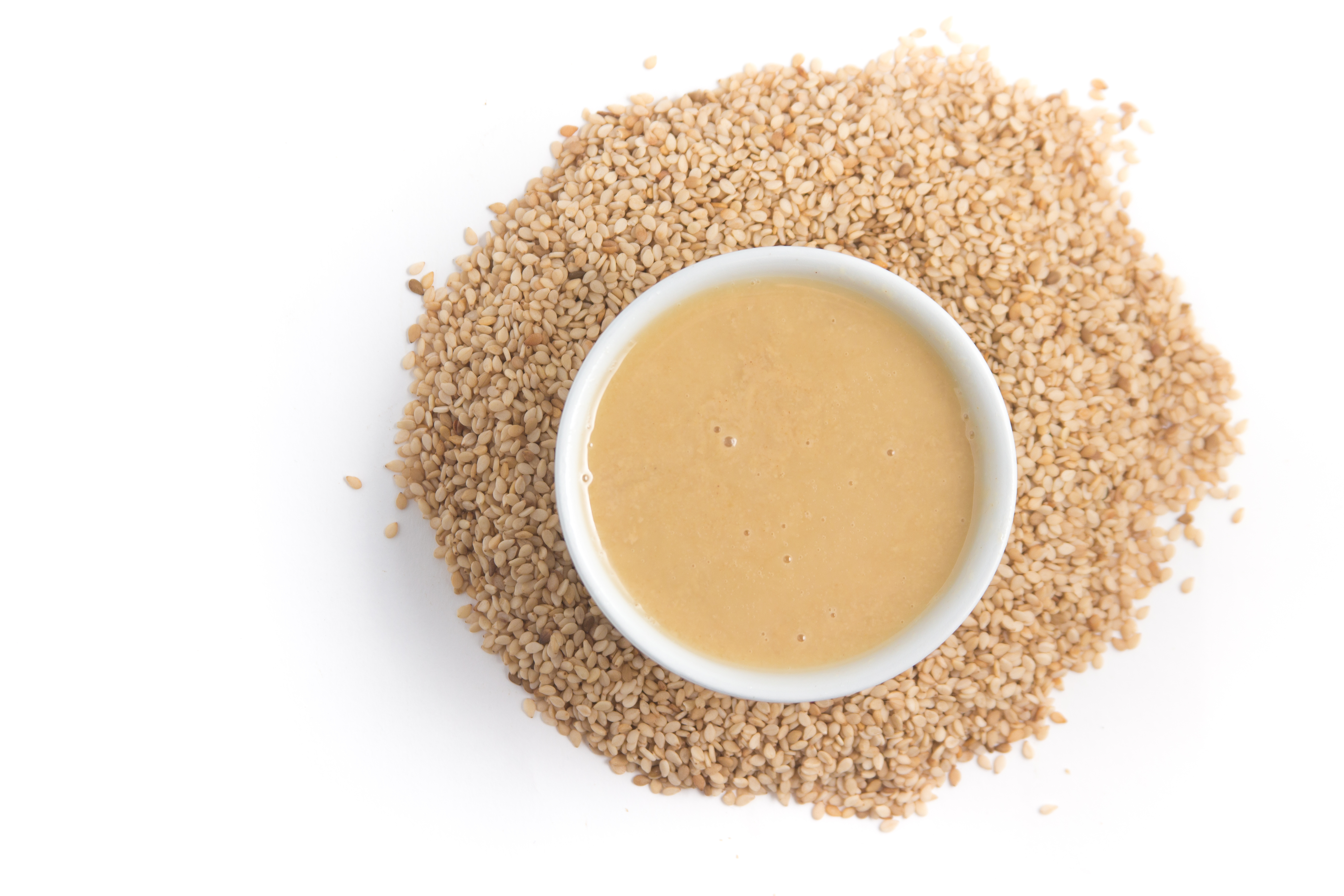 Weißes Bio Sesammus – 500g Tahin Cremiges weißes Bio Tahin im Glas
