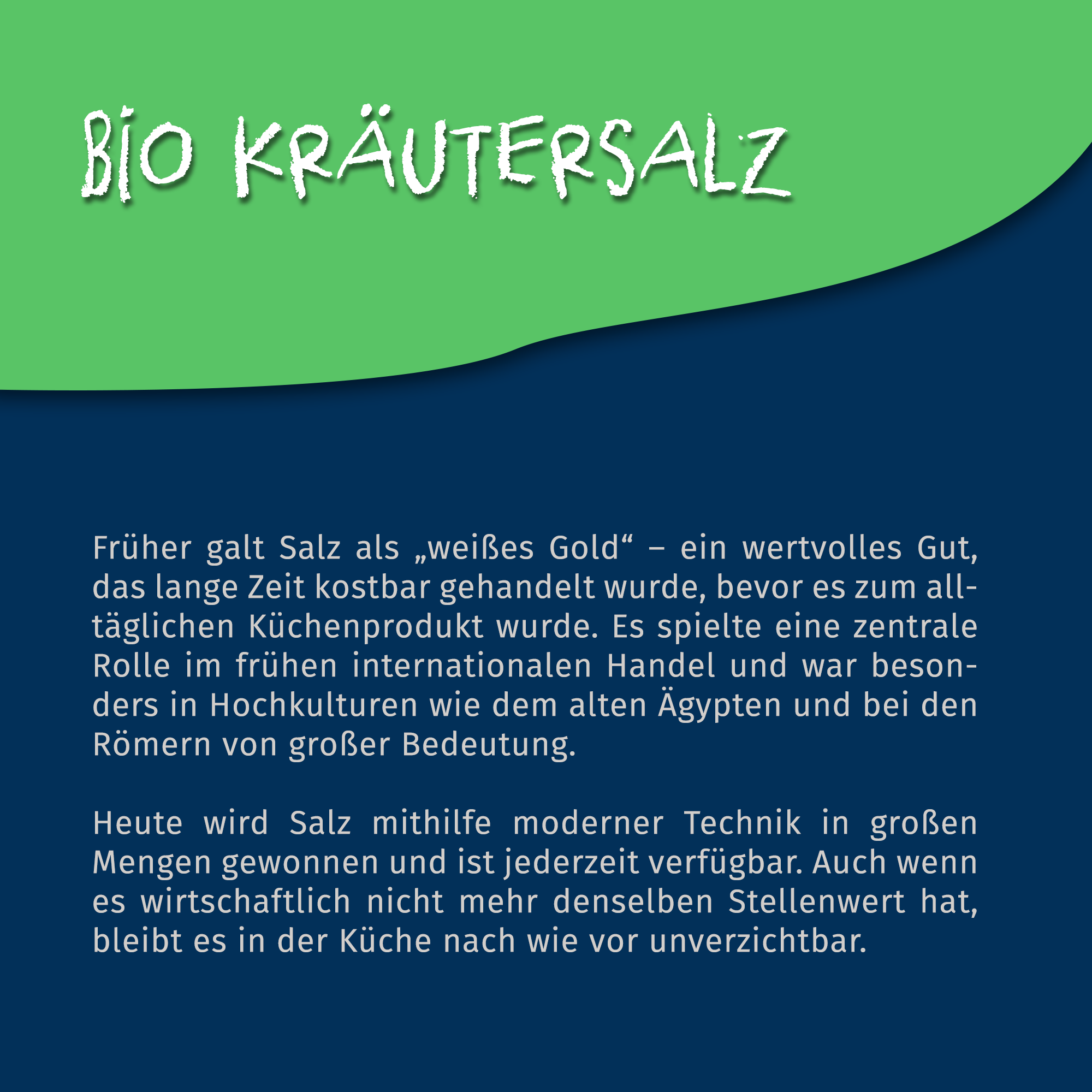 Bio Kräutersalz - Kräutermischung - Beutel Tasty Pott 