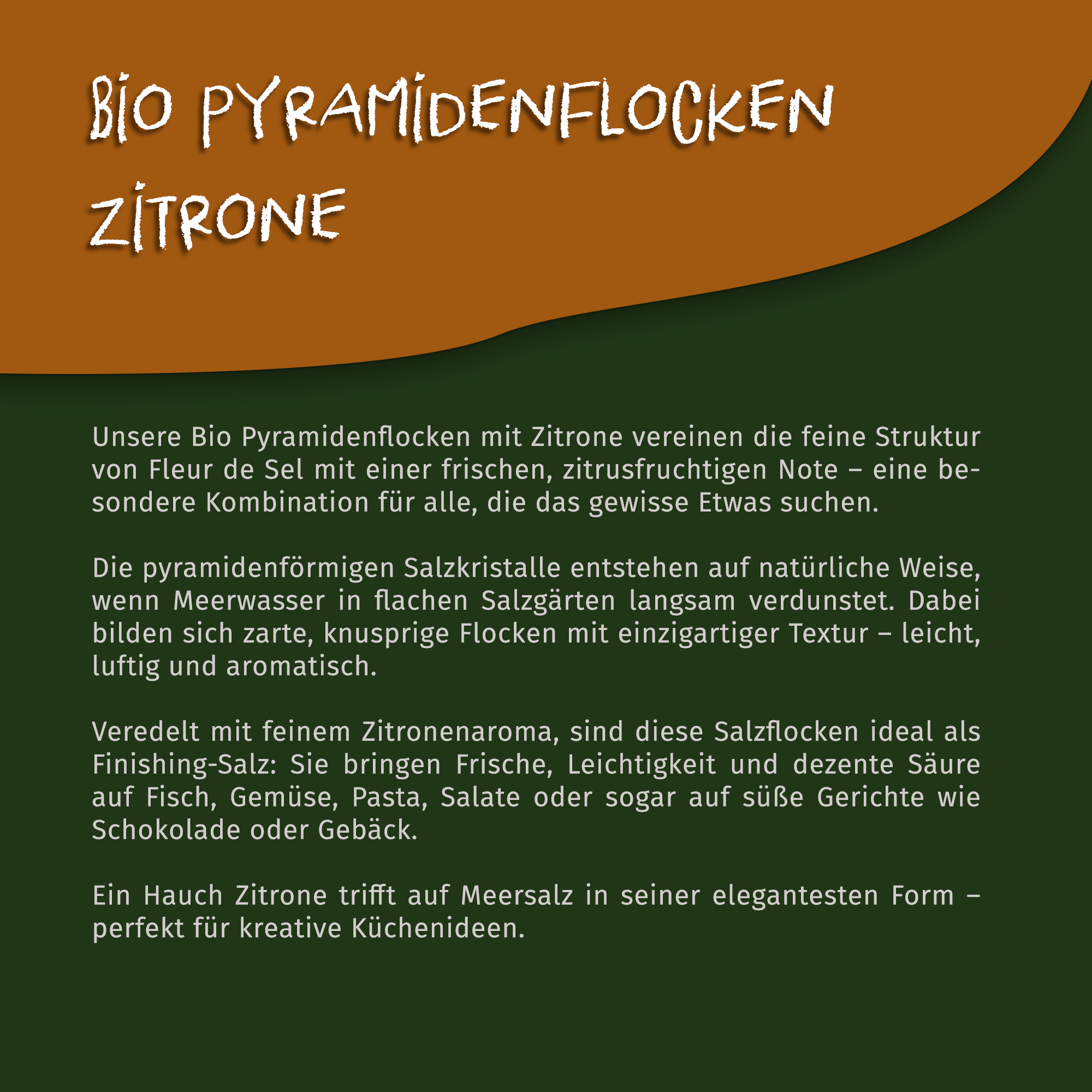 Bio Pyramidenflocken Zitrone - Pyramidensalz - 85g Dose von Tasty Pott  Bio Pyramidenflocken Zitrone - Pyramidensalz - 85g Dose von Tasty Pott