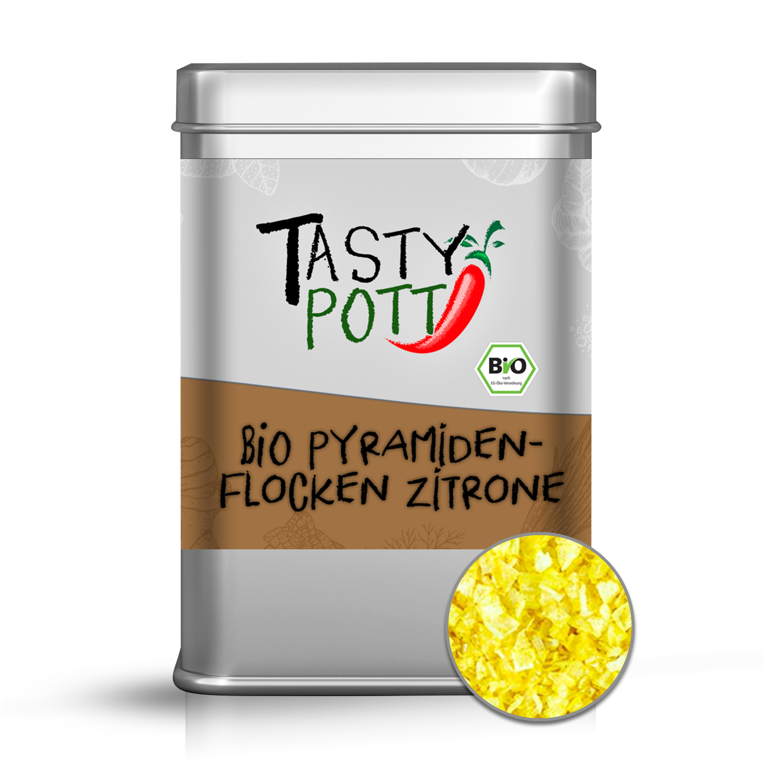 Bio Pyramidenflocken Zitrone 85g