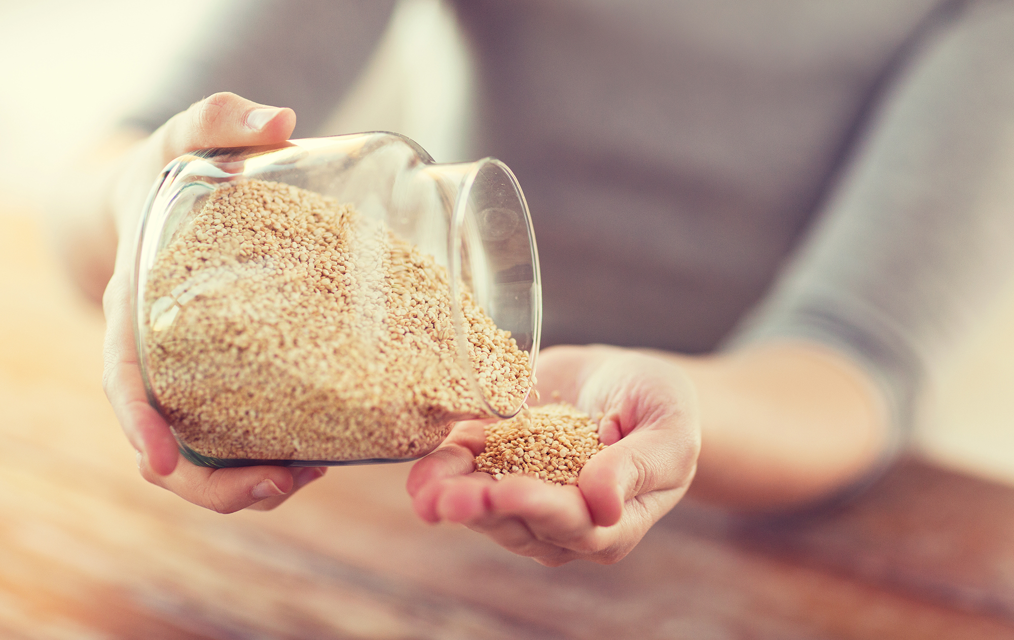 Weißes Quinoa-Mehl glutenfrei – 1kg Bio-Qualität Feines weißes Quinoamehl in Bio-Qualität