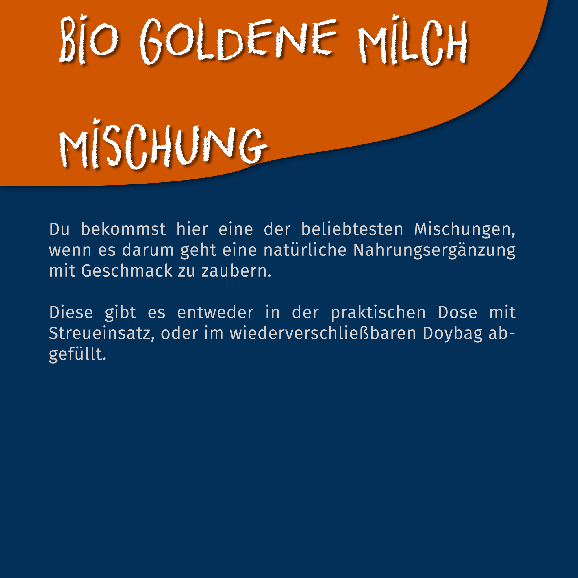 Bio Goldene Milch Gewürzmischung