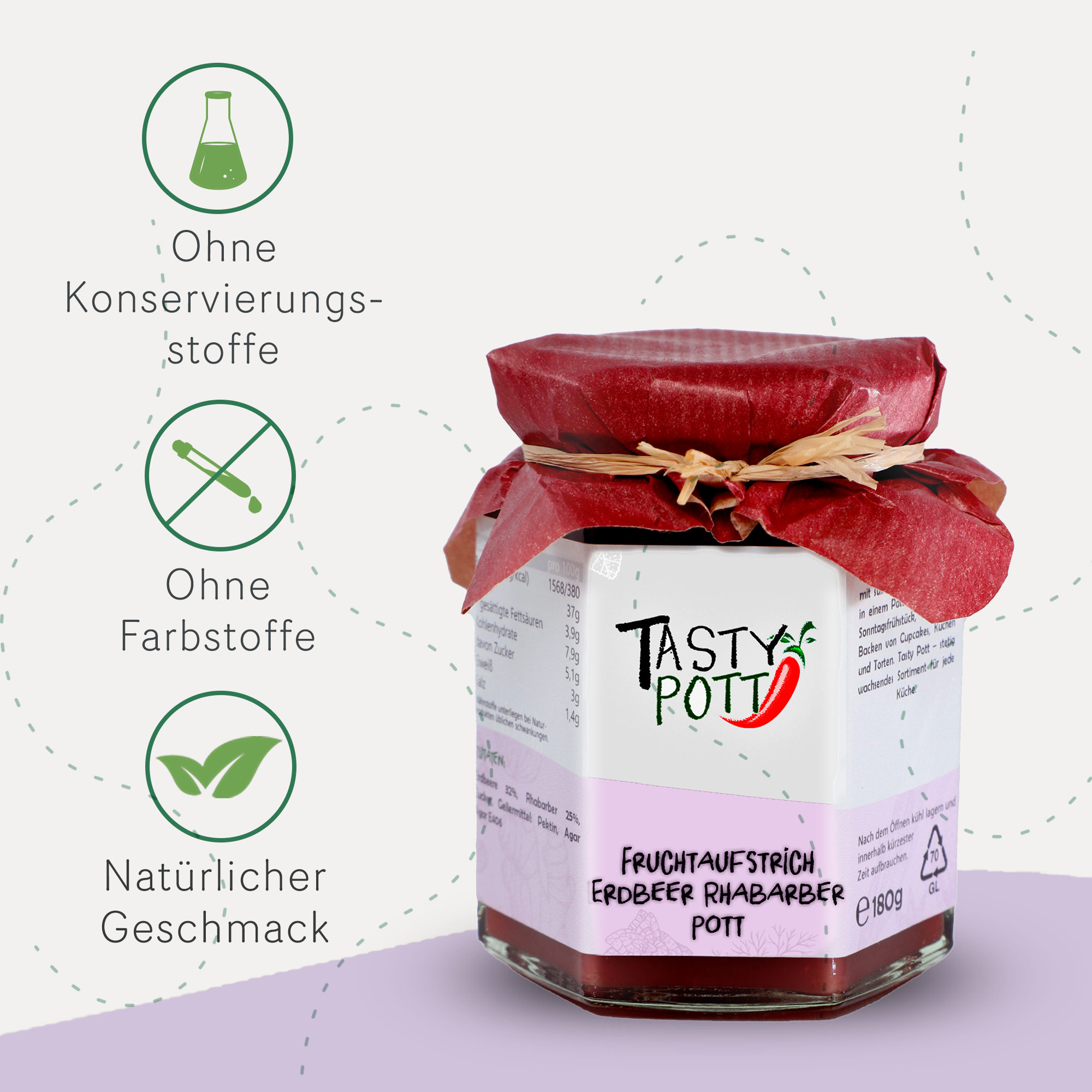 Tasty Pott Fruchtaufstrich Auswahl