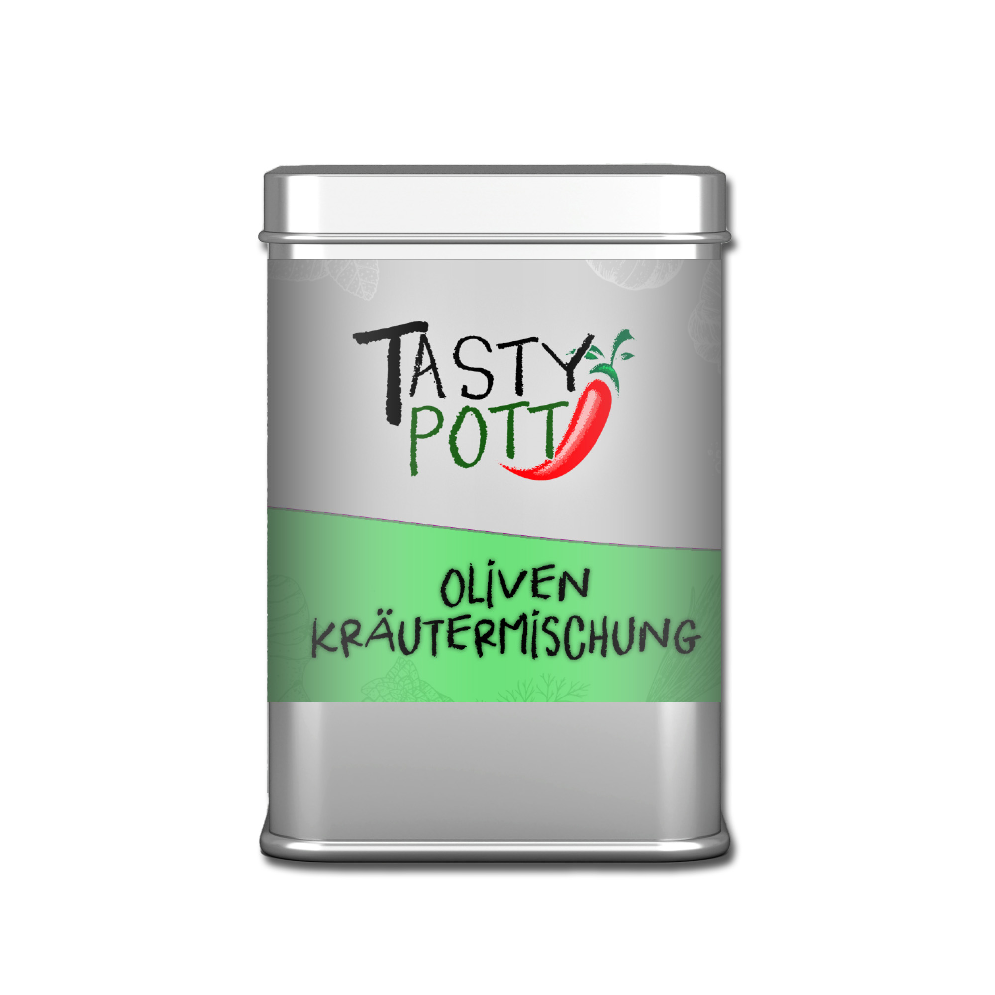 Tasty Pott Oliven Kräutermischung 50g Dose
