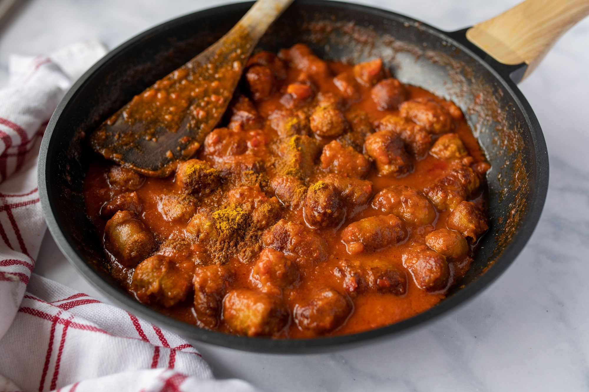 Currywurst Gewürz - extra scharf Gewürzmischung  - 30g Beutel Tasty Pott