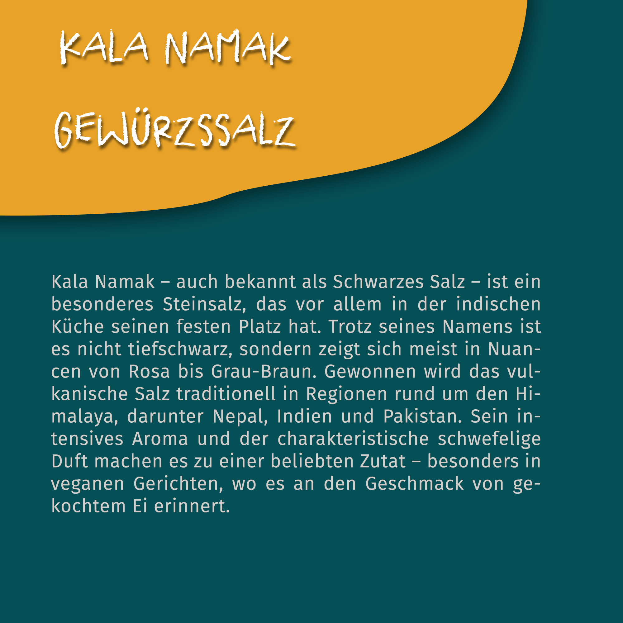 Kala Namak Salz - Indisches Schwarzsalz - 100g Dose Tasty Pott  Kala Namak Salz - Indisches Schwarzsalz - 100g Dose Tasty Pott