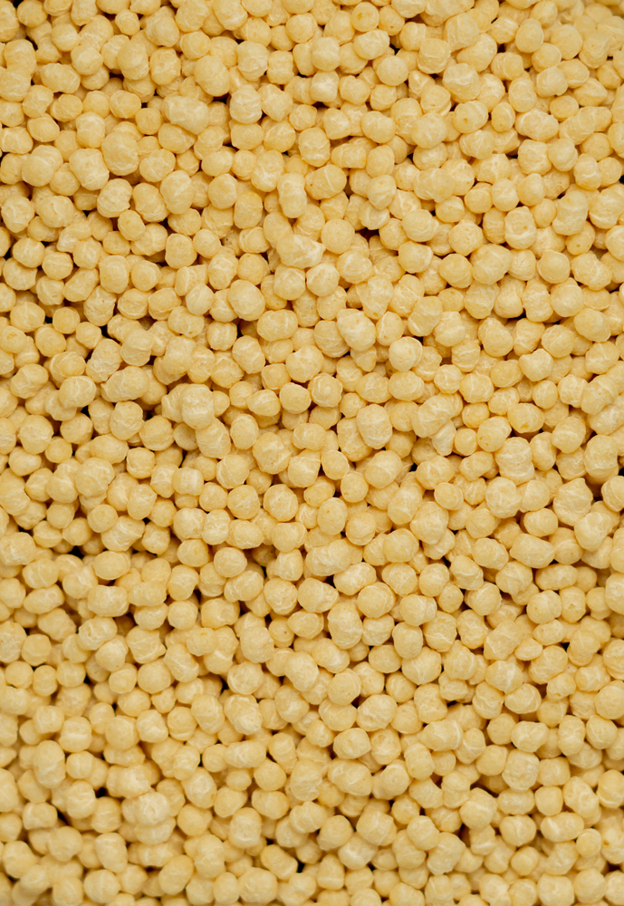 Erbsenprotein Crispies  57% Eiweiß 1kg Beutel von Tasty Pott