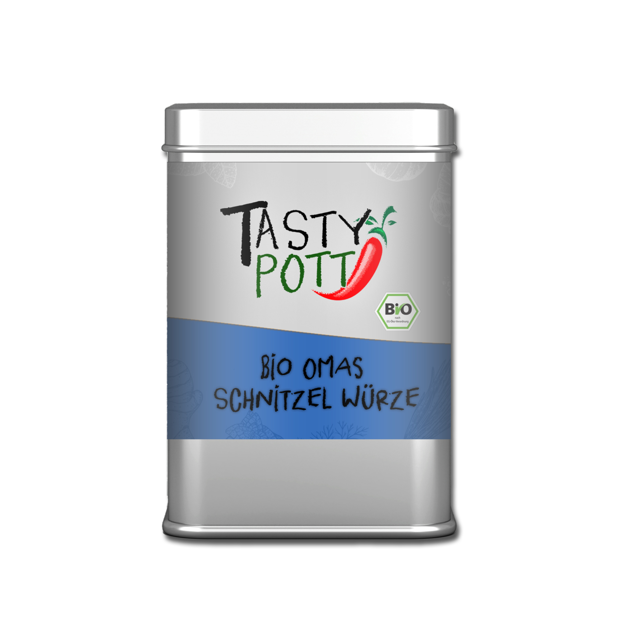 Bio Omas Schnitzel Würze - Gewürzmischung - 100g Dose von Tasty Pott
