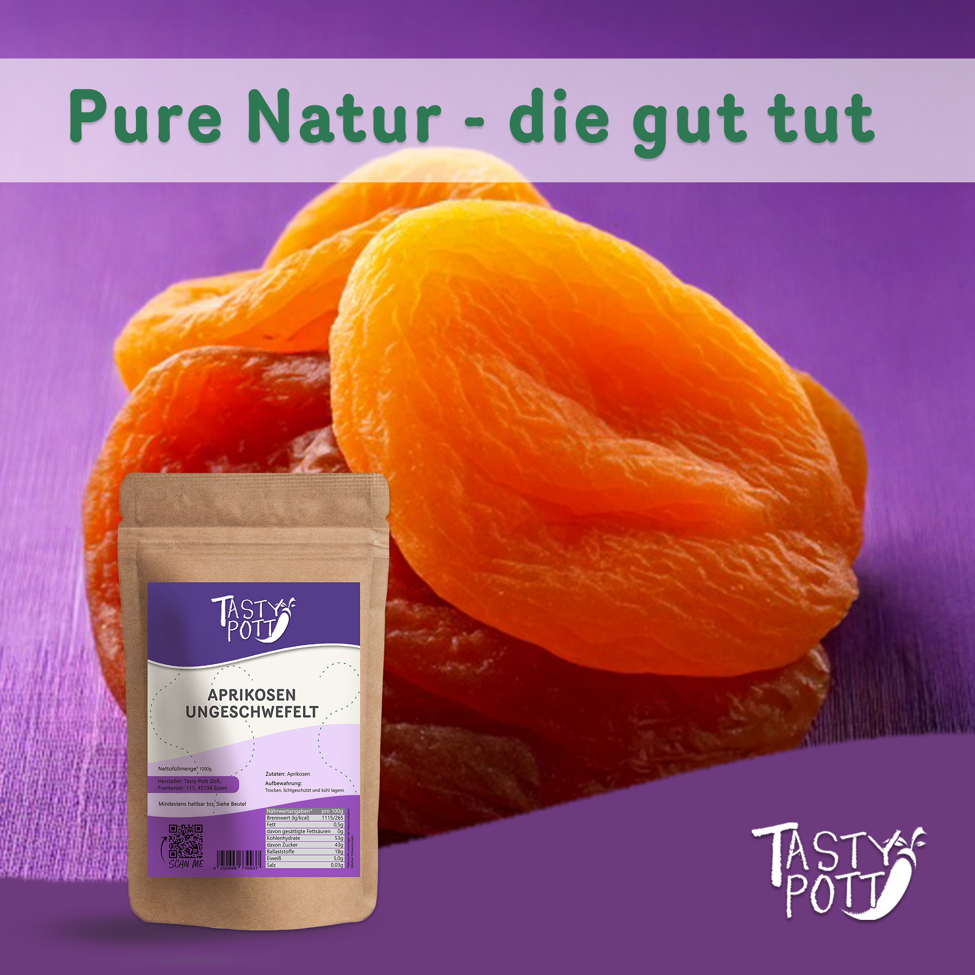 Getrocknete Aprikosen 1kg 