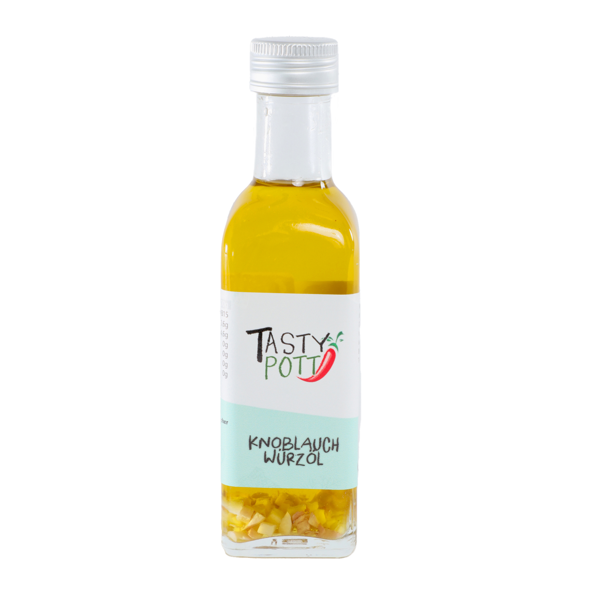 Knoblauch Würzöl - Knoblauchöl - 100ml Flasche von Tasty Pott