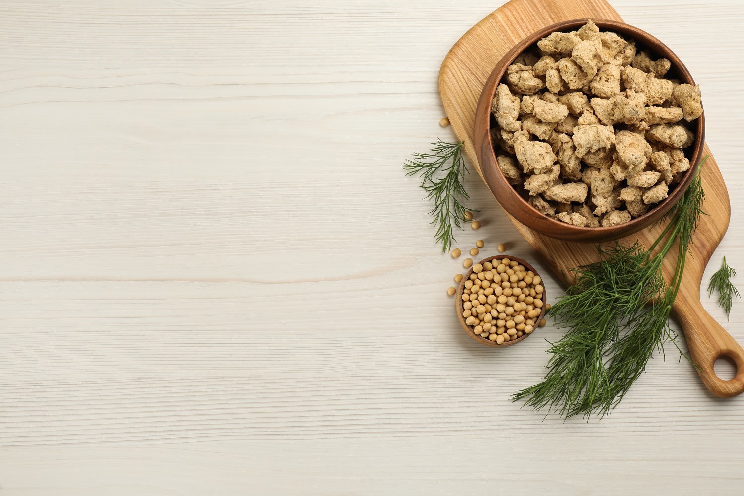 Soja Geschnetzeltes Fein | Bio Sojaschnetzel | 1 kg Beutel Tasty Pott