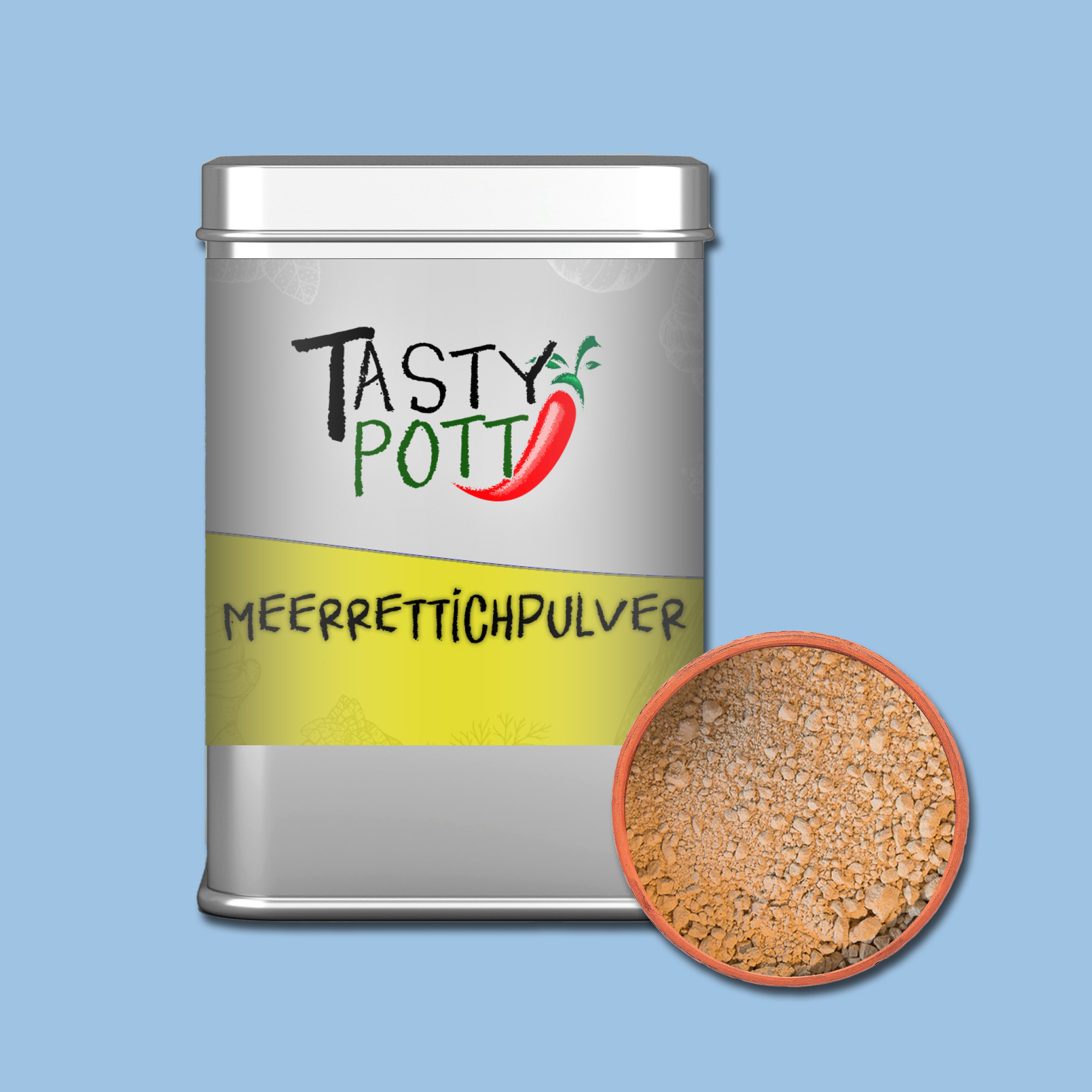 Tasty Pott Meerrettichpulver 70g Dose Tasty Pott Meerrettichpulver 70g Dose