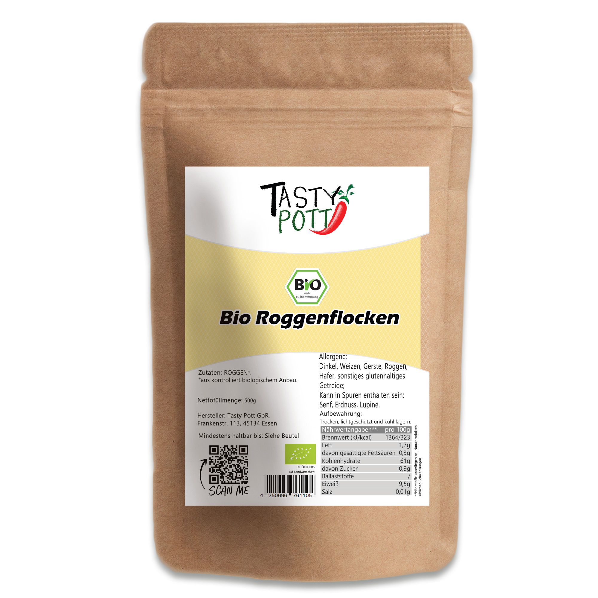 Bio Roggenflocken
