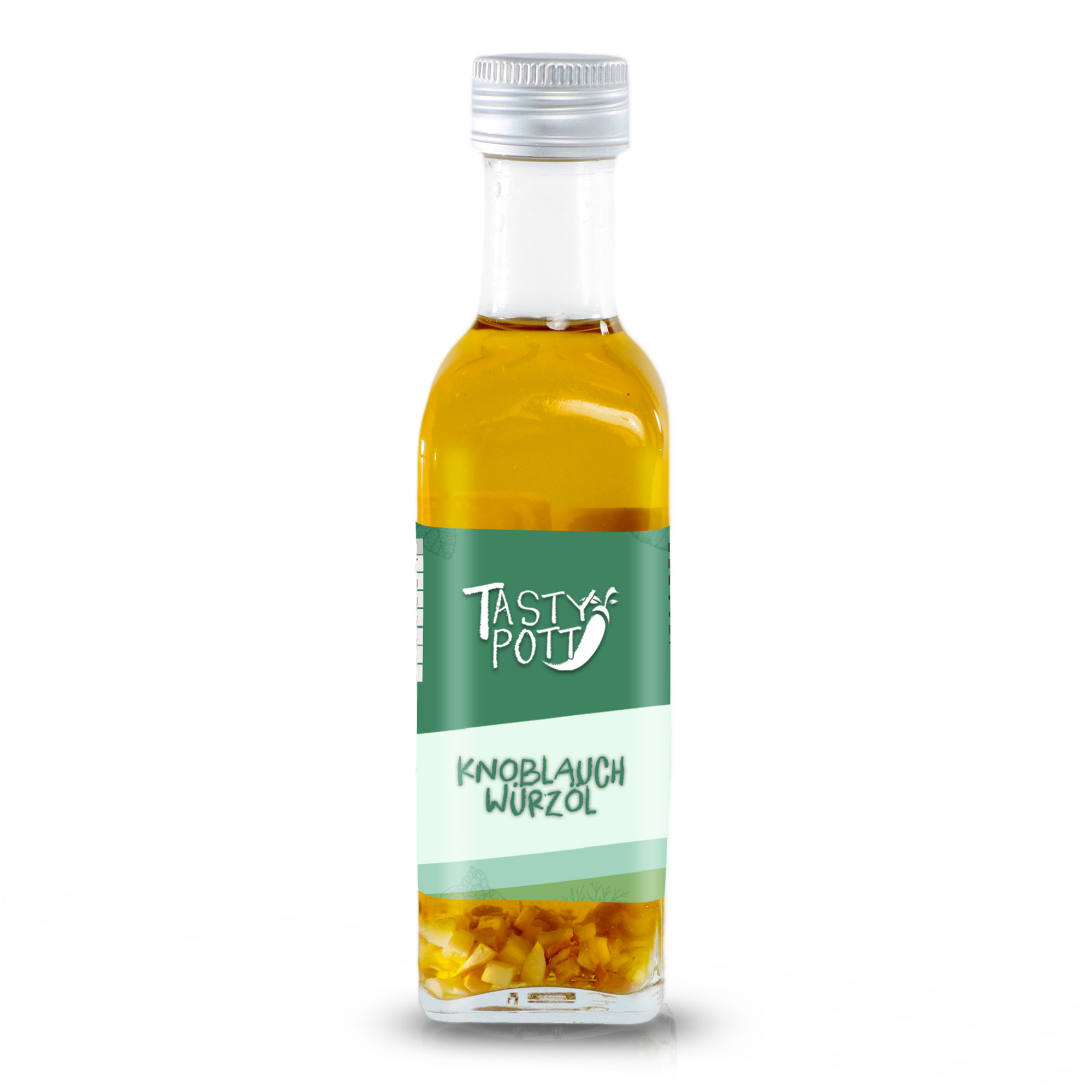 Knoblauch Würzöl - Knoblauchöl - 100ml Flasche von Tasty Pott