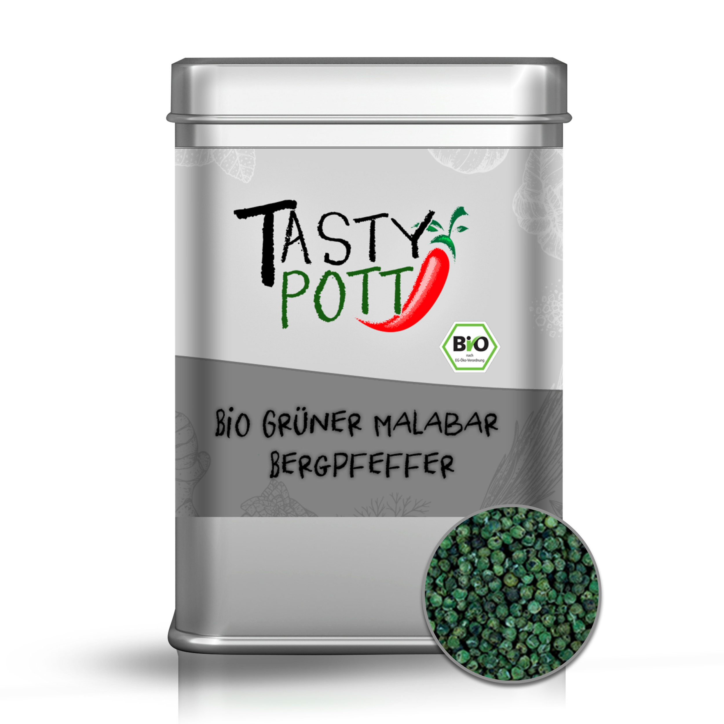 Bio Grüner Pfeffer Malabar 50g