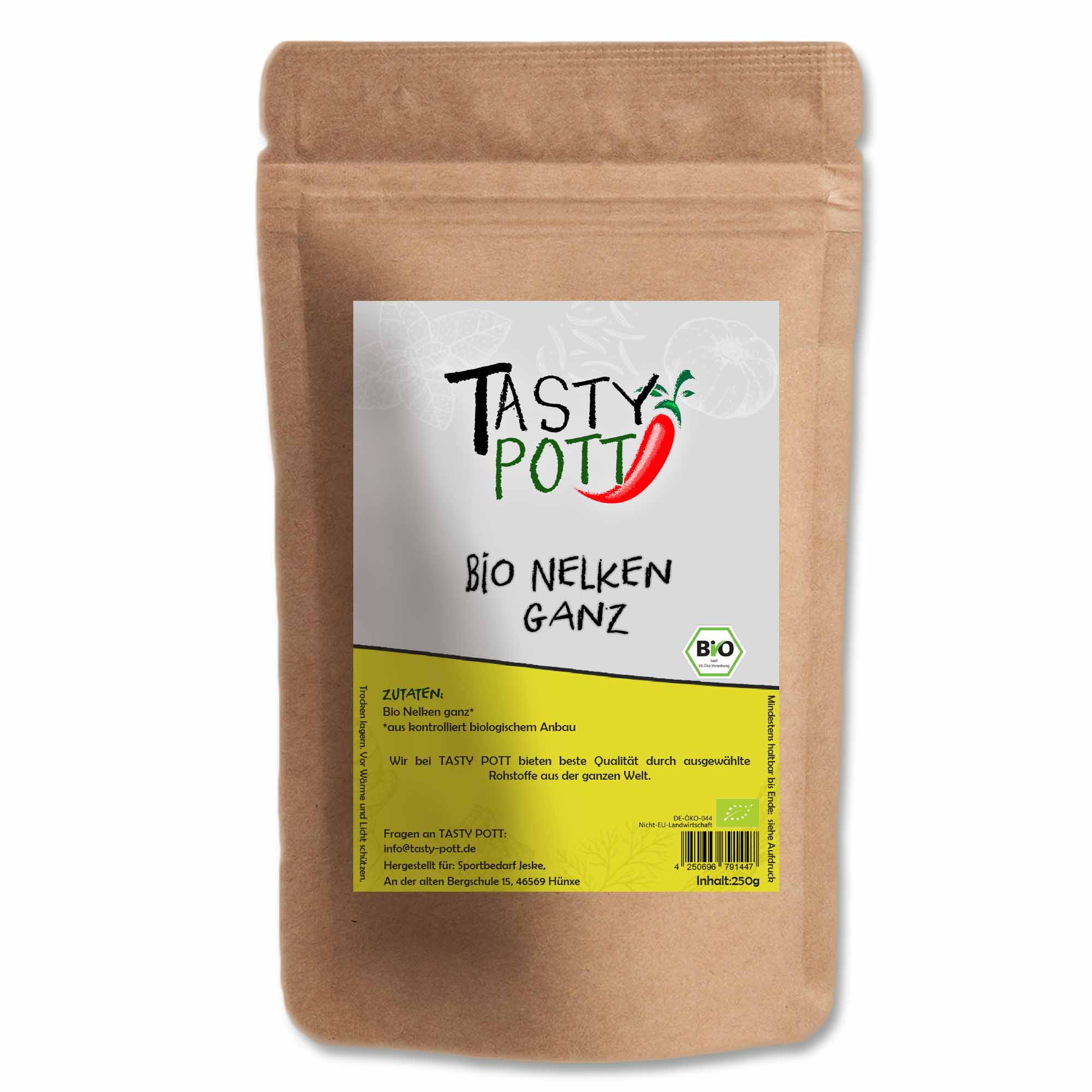 Tasty Pott Bio Nelken - ganz - Nachfüllbeutel 30g