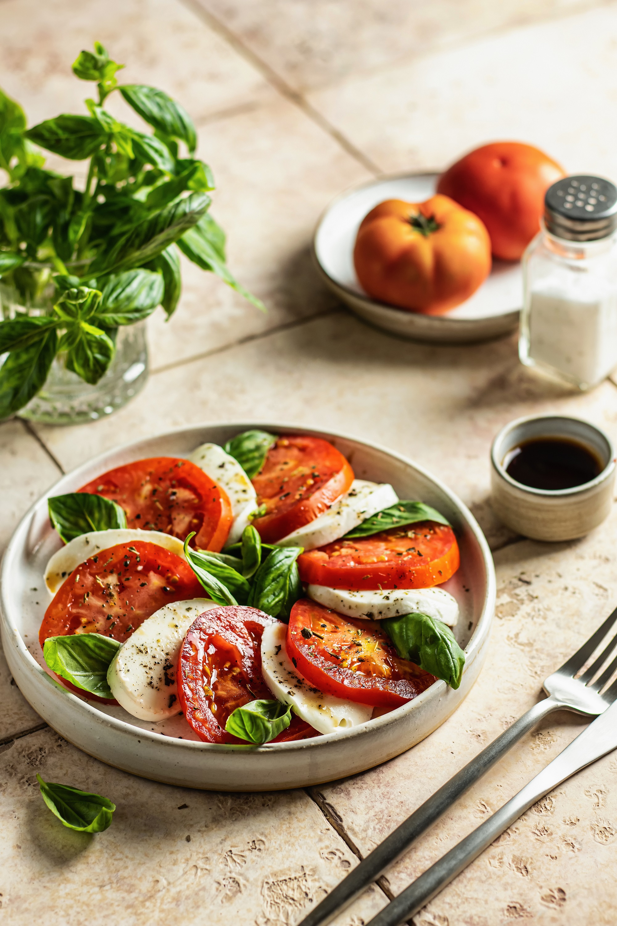 Bio Tomate Mozzarella Würze - Bio Kräutermischungen - 80g Dose von Tasty Pott