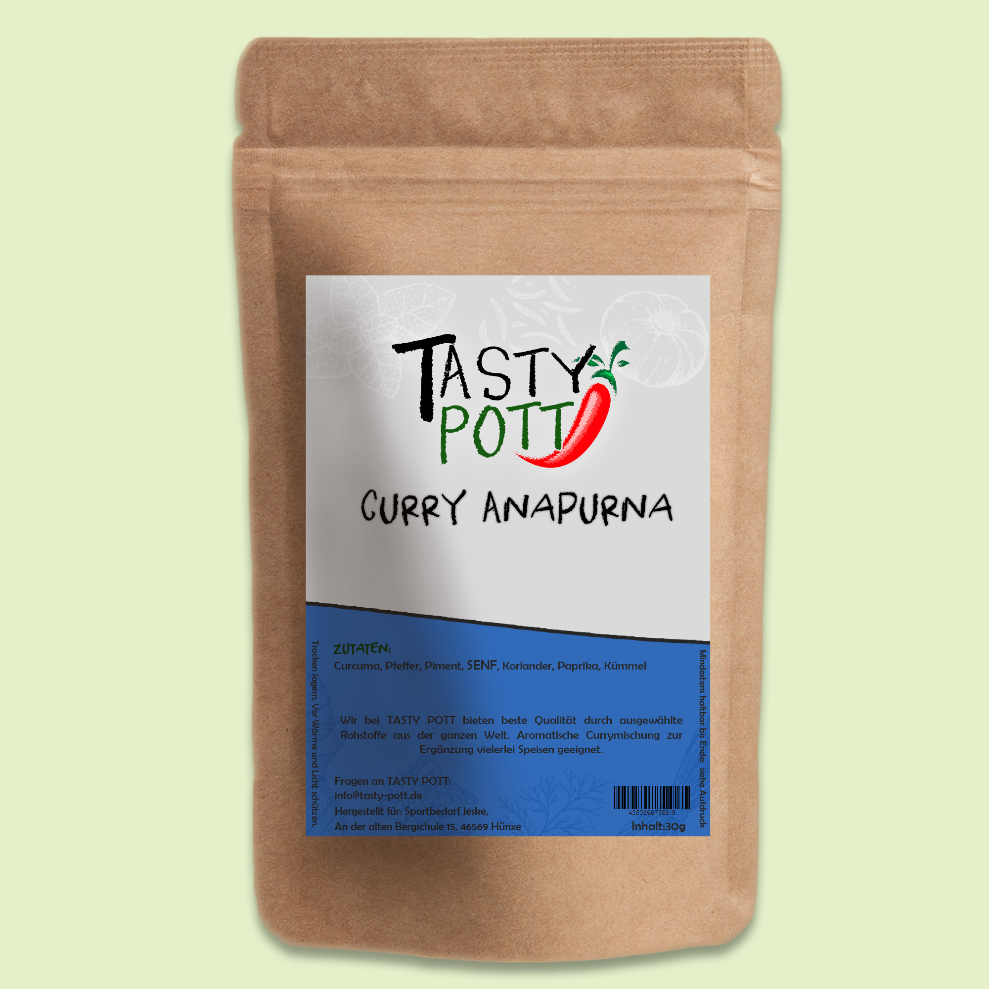 Tasty Pott Curry Anapurna im Beutel Tasty Pott Curry Anapurna im Beutel