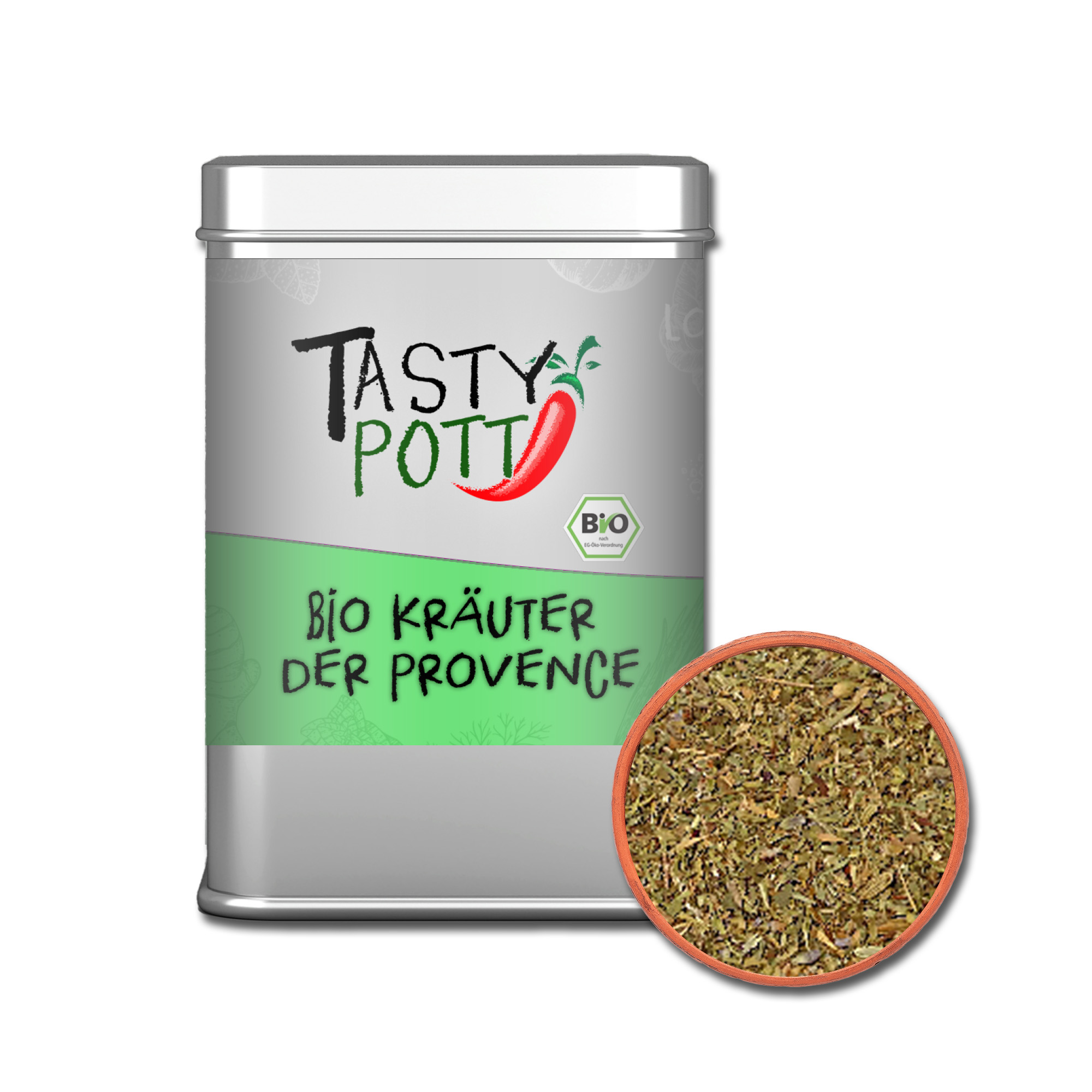 Tasty Pott Bio Kräuter der Provence 55g Dose