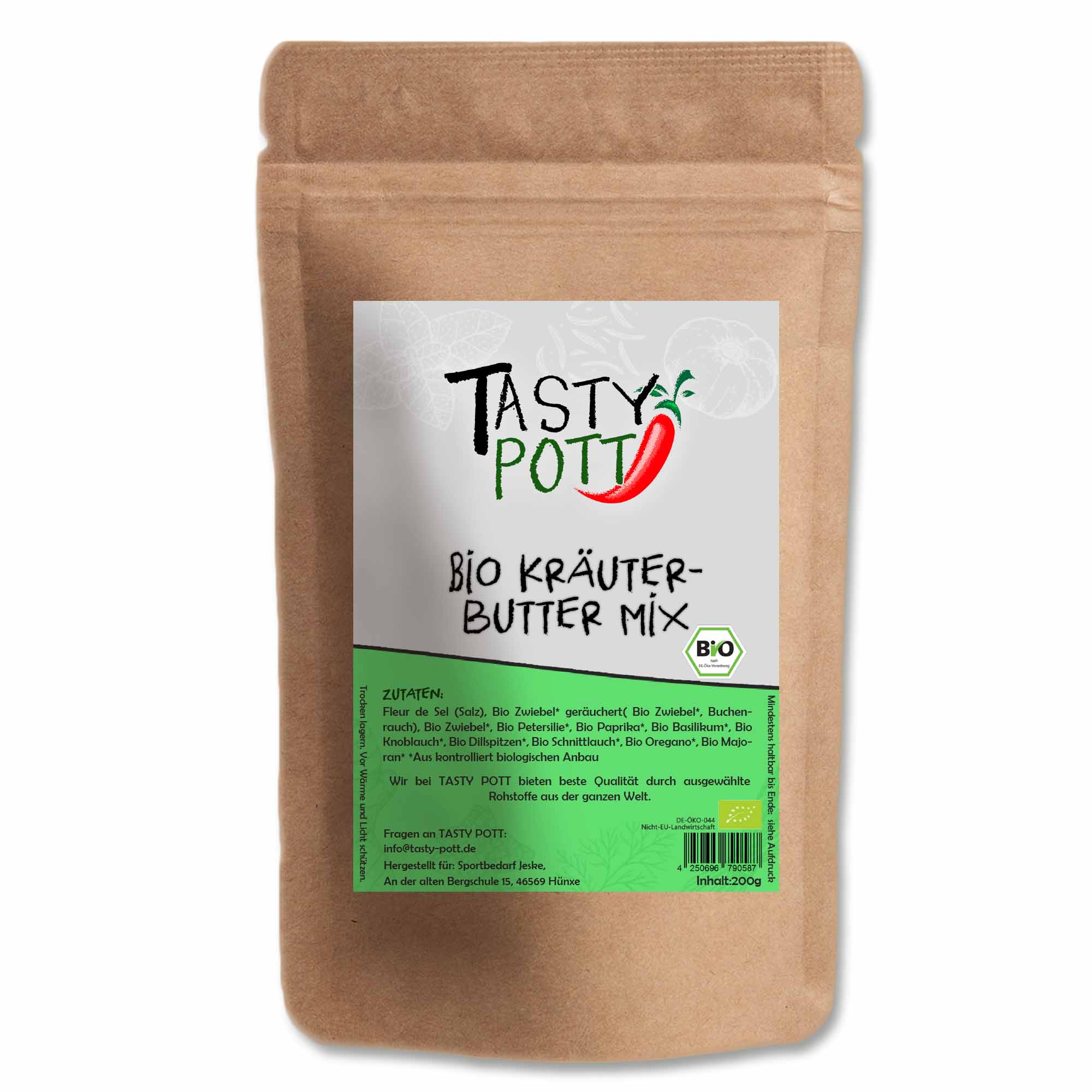 Bio Kräuterbutter Gewürzmischung - 30g Beutel Tasty Pott Bio Kräuterbutter Gewürzmischung - 30g Beutel Tasty Pott