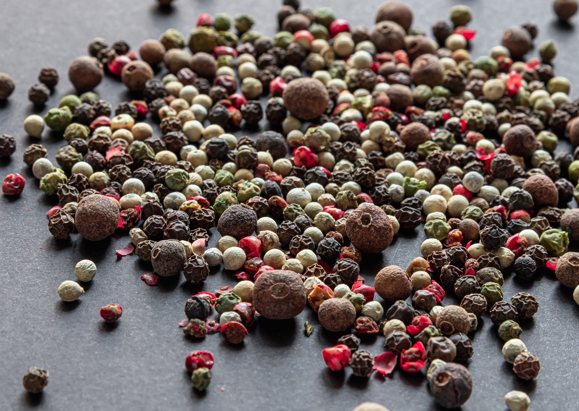 Bio Bunter Pfeffer Mix - Pfefferkörner mit Schinusbeeren | 60g Dose Tasty Pott  Bio Bunter Pfeffer Mix - Pfefferkörner mit Schinusbeeren | 60g Dose Tasty Pott