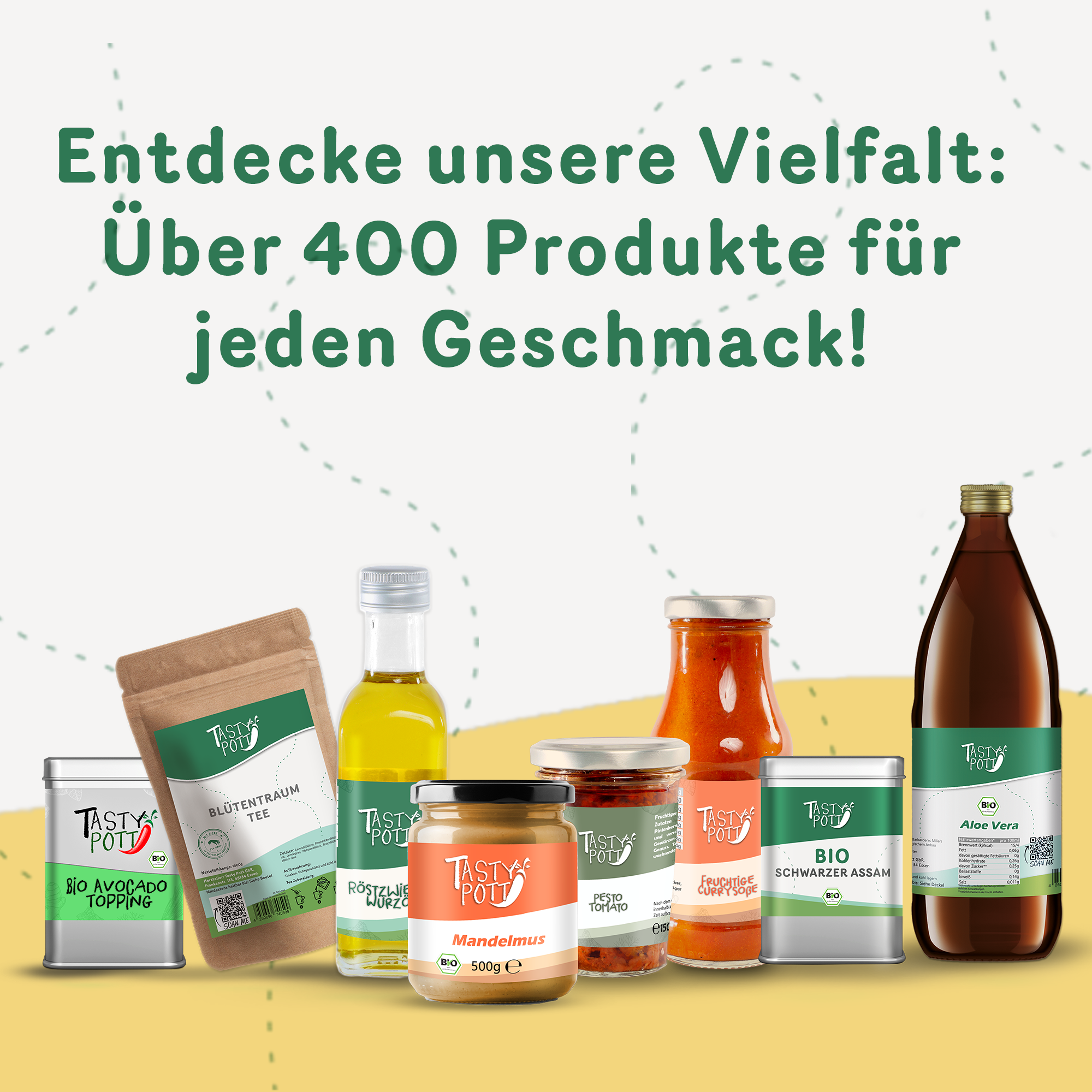 Tasty Pott Bio Haferkleie 1000g Beutel