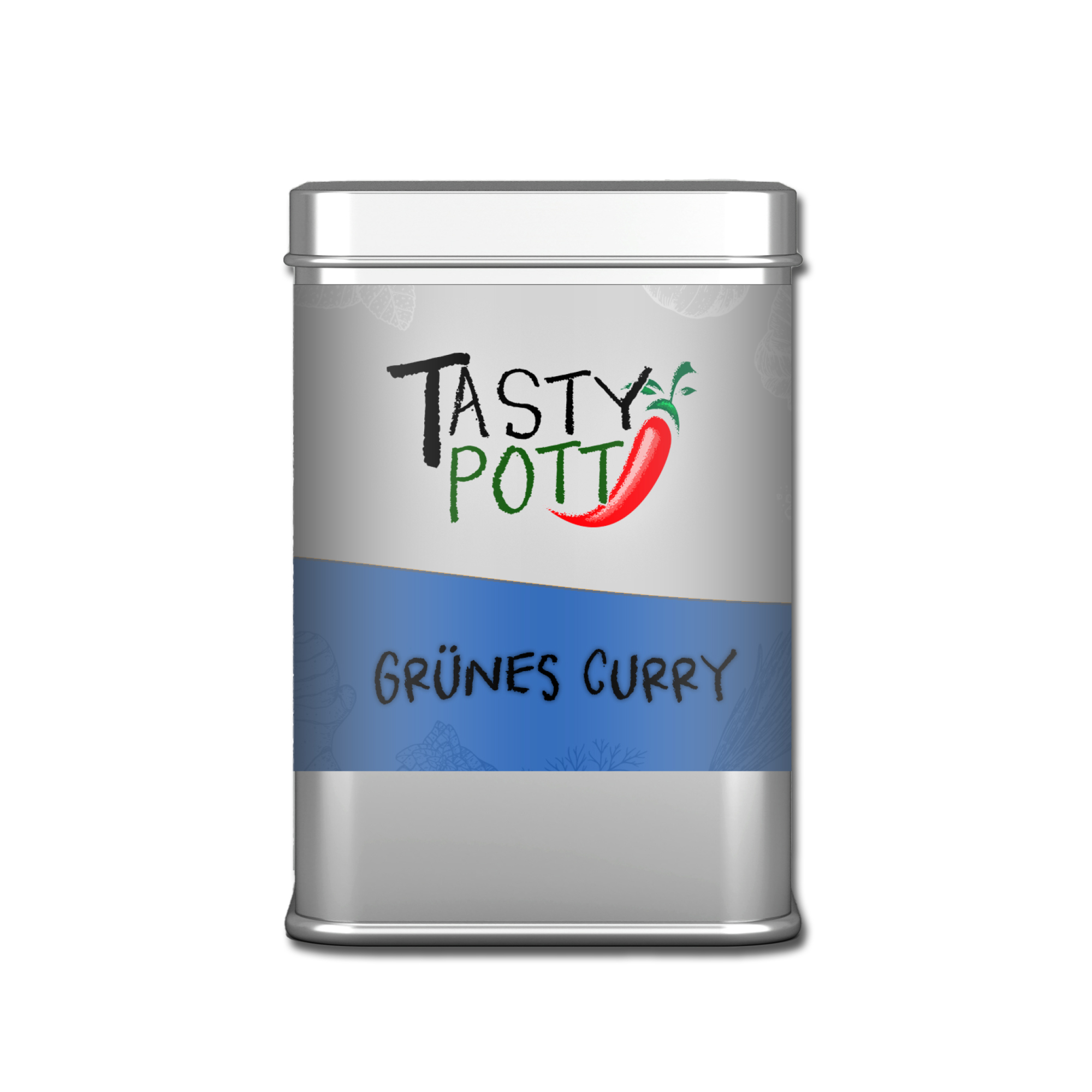 Grünes Curry Gewürz - Thai Curry | 60g Dose Tasty Pott Grünes Curry Gewürz - Thai Curry | 60g Dose Tasty Pott