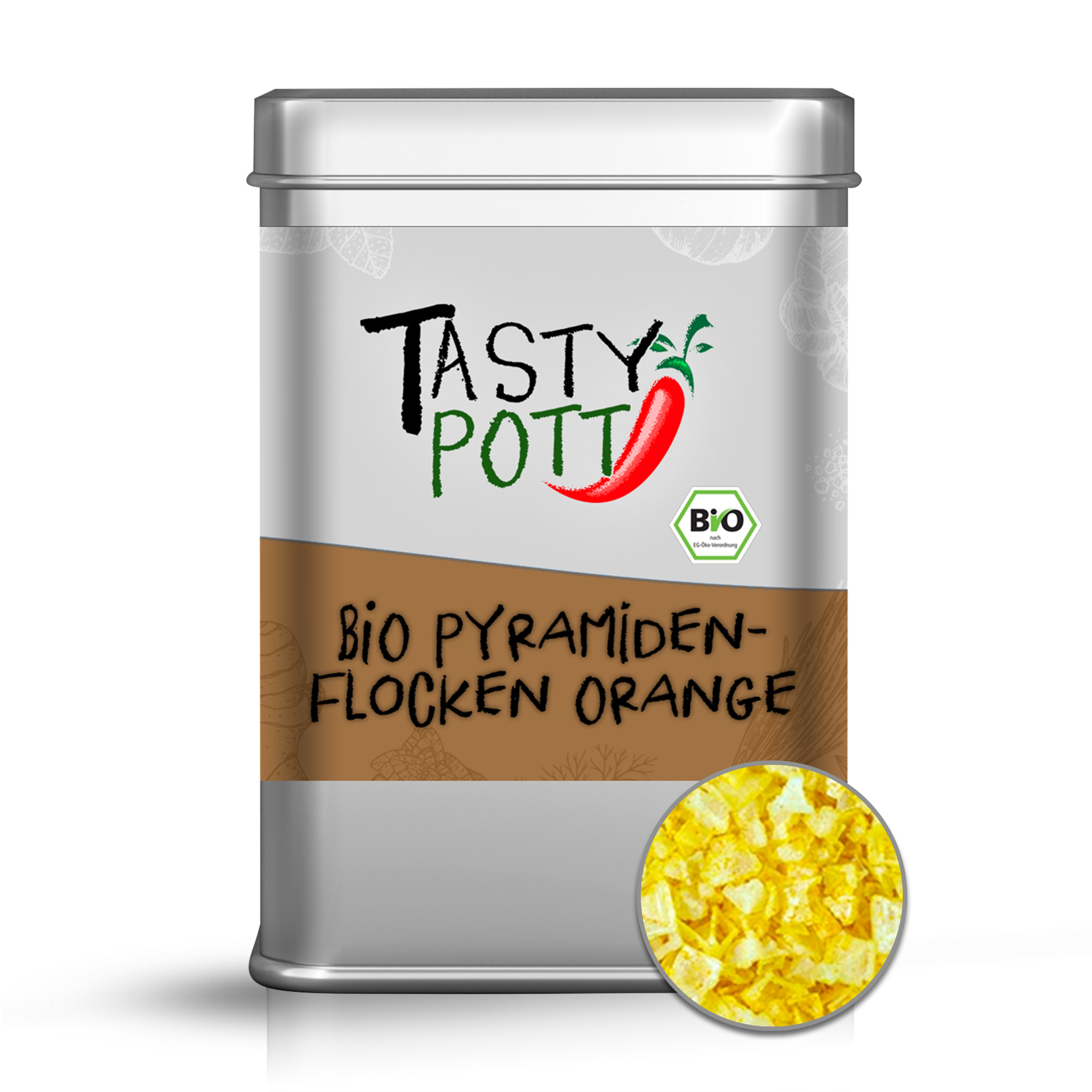 Bio Pyramidenflocken Orange & Salz 85g