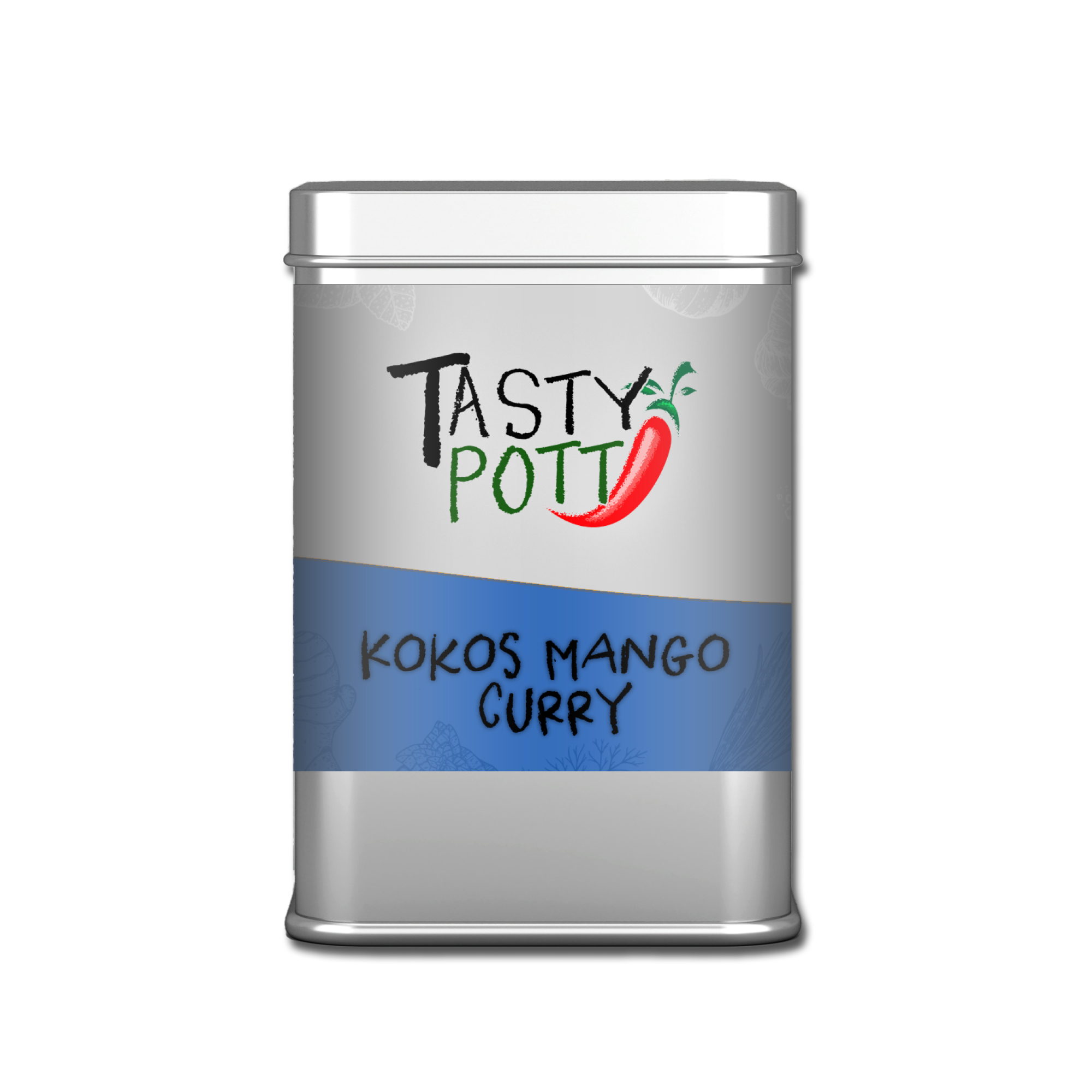 Kokos Mango Curry Gewürz | 75g Dose Tasty Pott  