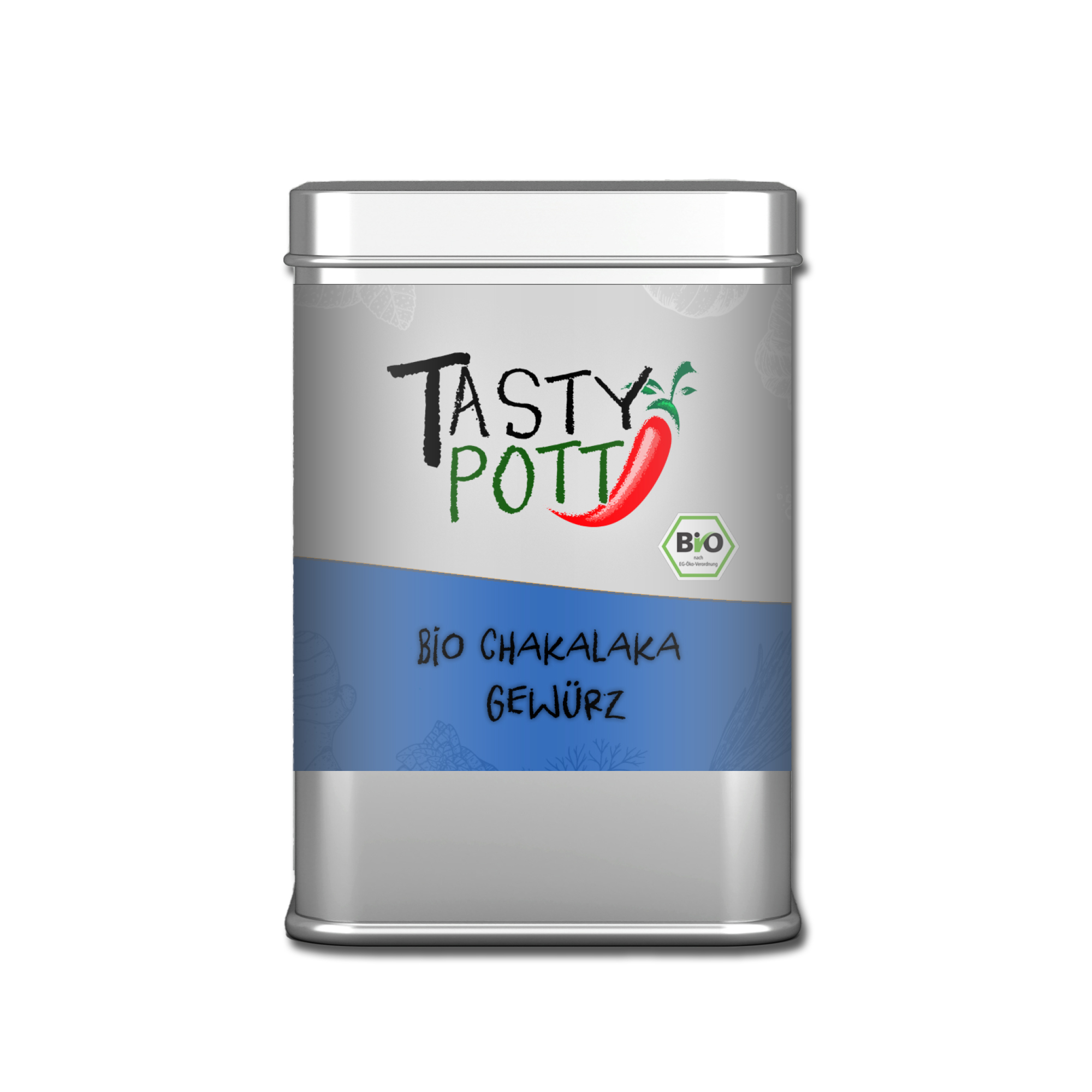 Bio Chakalaka Gewürz - Gewürzmischung - 100g Dose von Tasty Pott