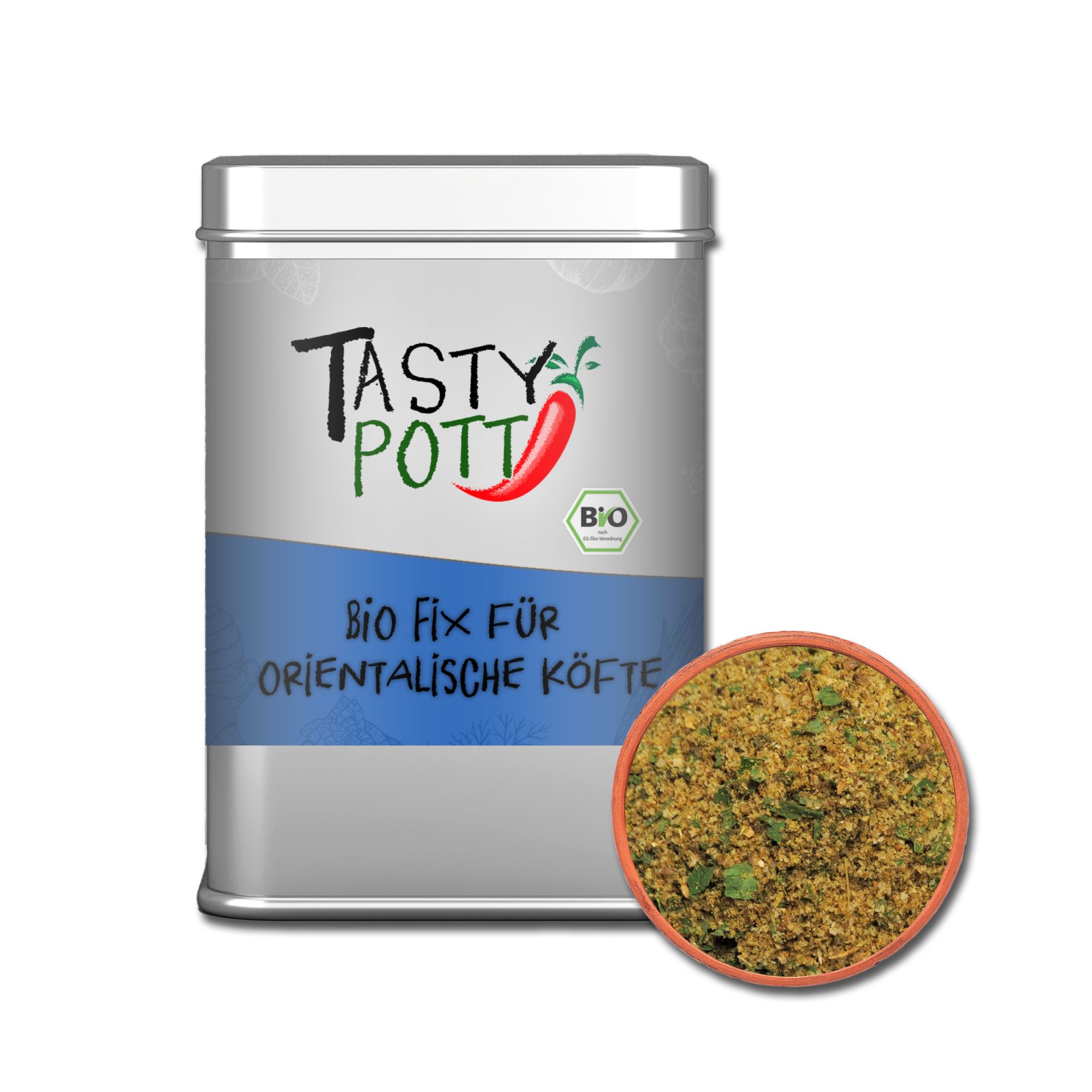 Orientalisches Köfte Gewürz – Bio Gewürzmischung | 60 g Dose mit Streueinsatz 