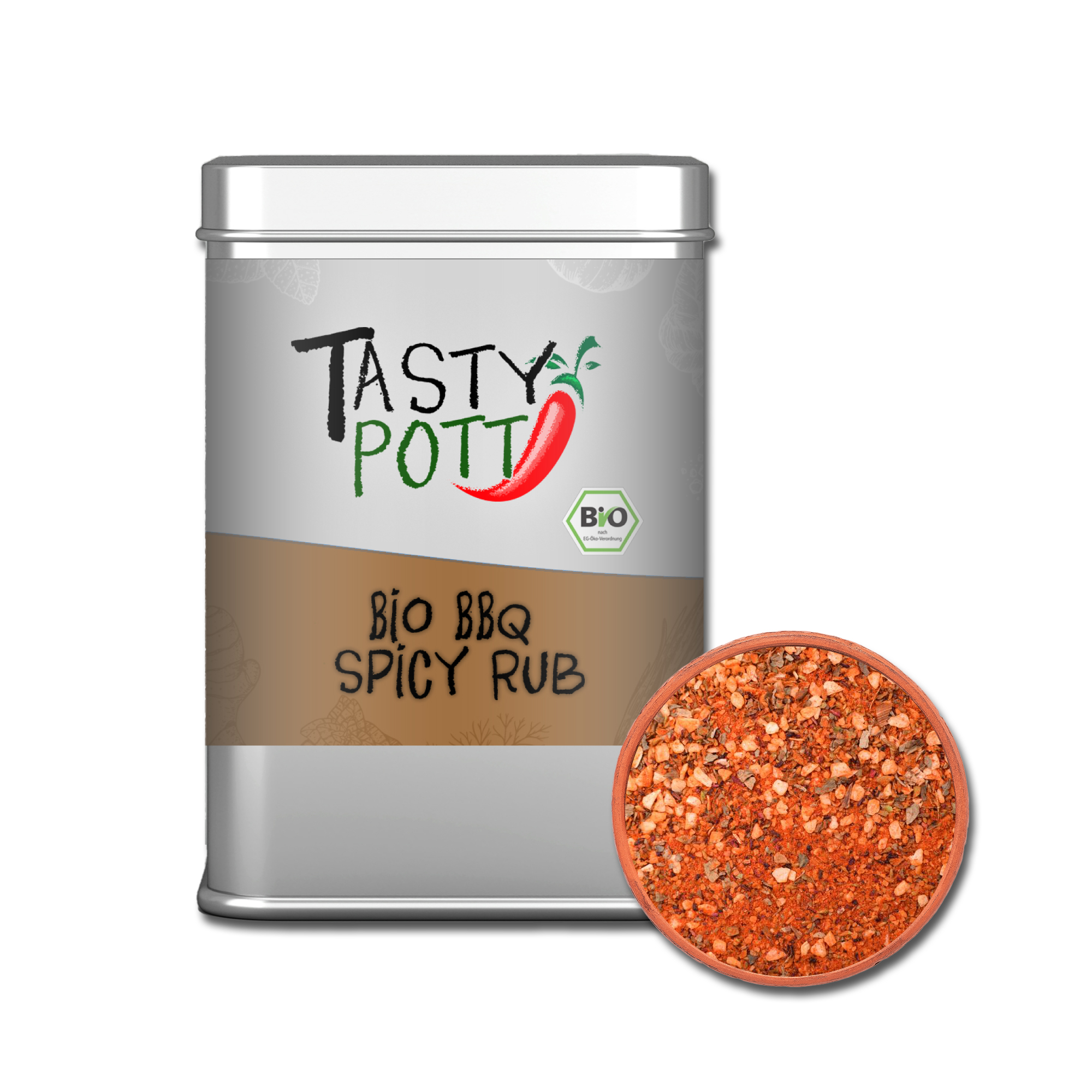BBQ Rub Spicy 100g – Scharfe Bio Gewürzmischung zum Grillen Würzige Grillmischung für Fleisch, Gemüse & BBQ-Kreationen