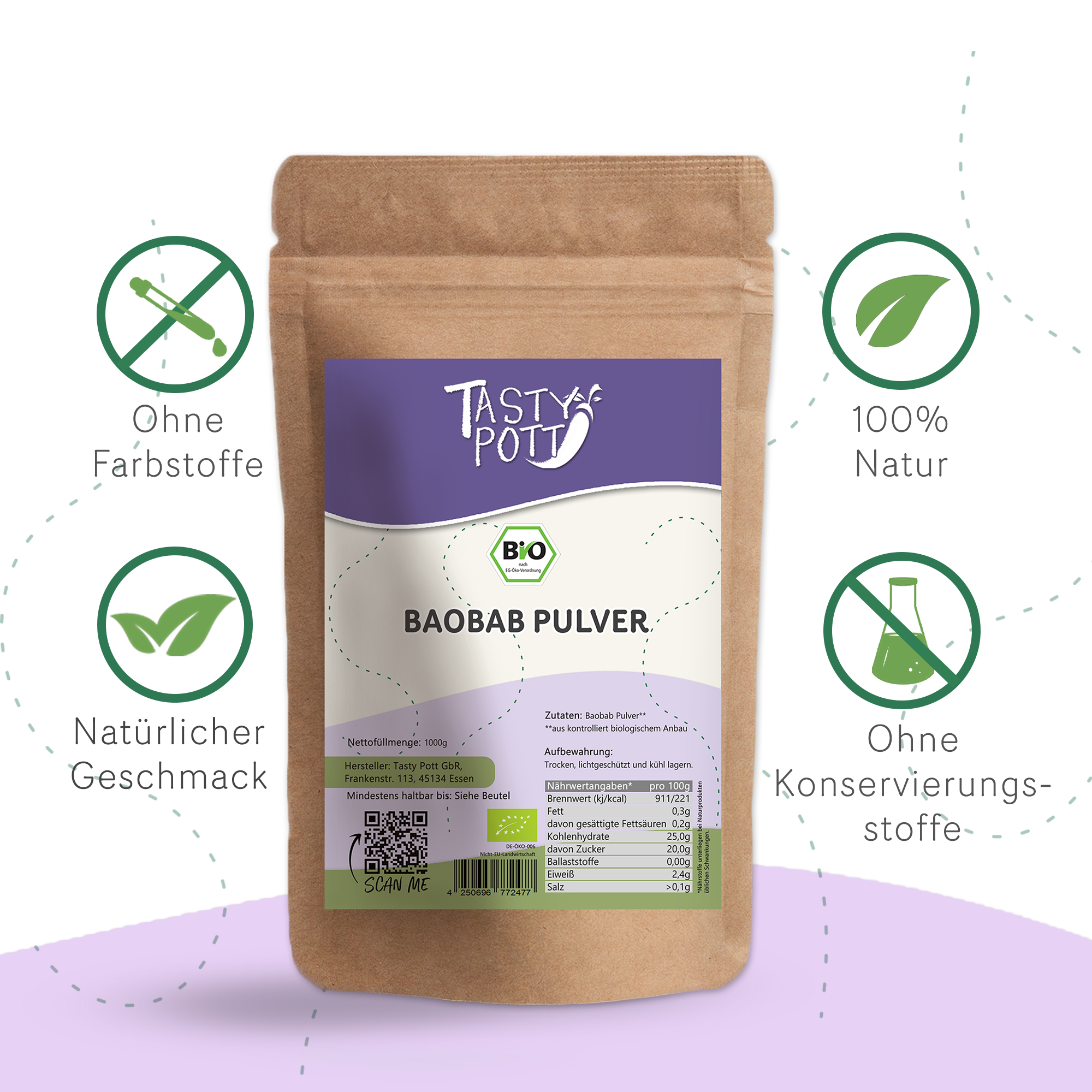 Bio Baobab Pulver 1kg