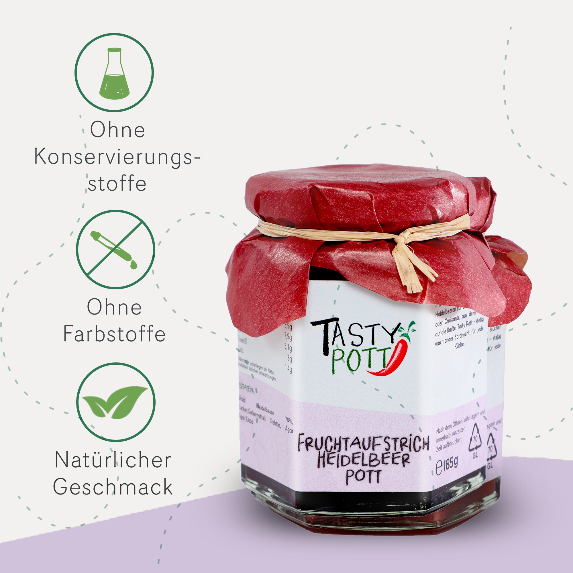 Tasty Pott Fruchtaufstrich Auswahl
