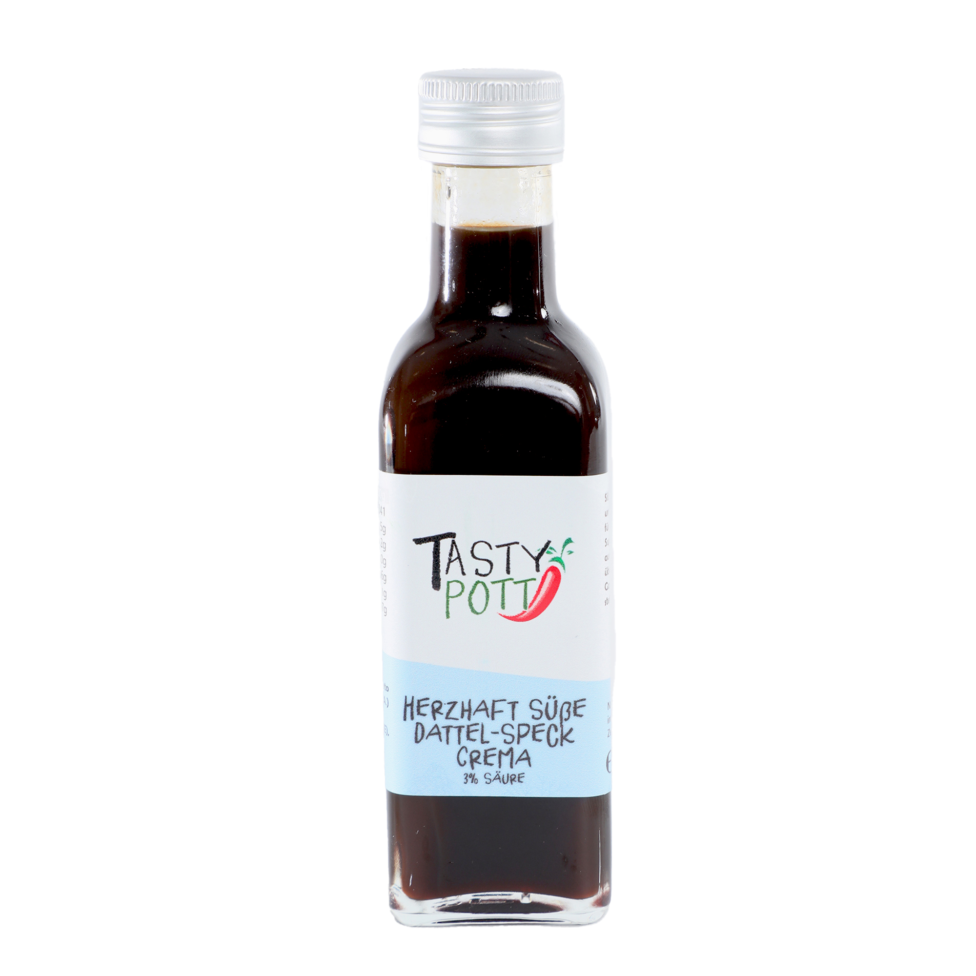 Dattel Speck Crema Essigzubereitung - 100 ml Flasche von Tasty Pott Dattel Speck Crema Essigzubereitung - 100 ml Flasche von Tasty Pott
