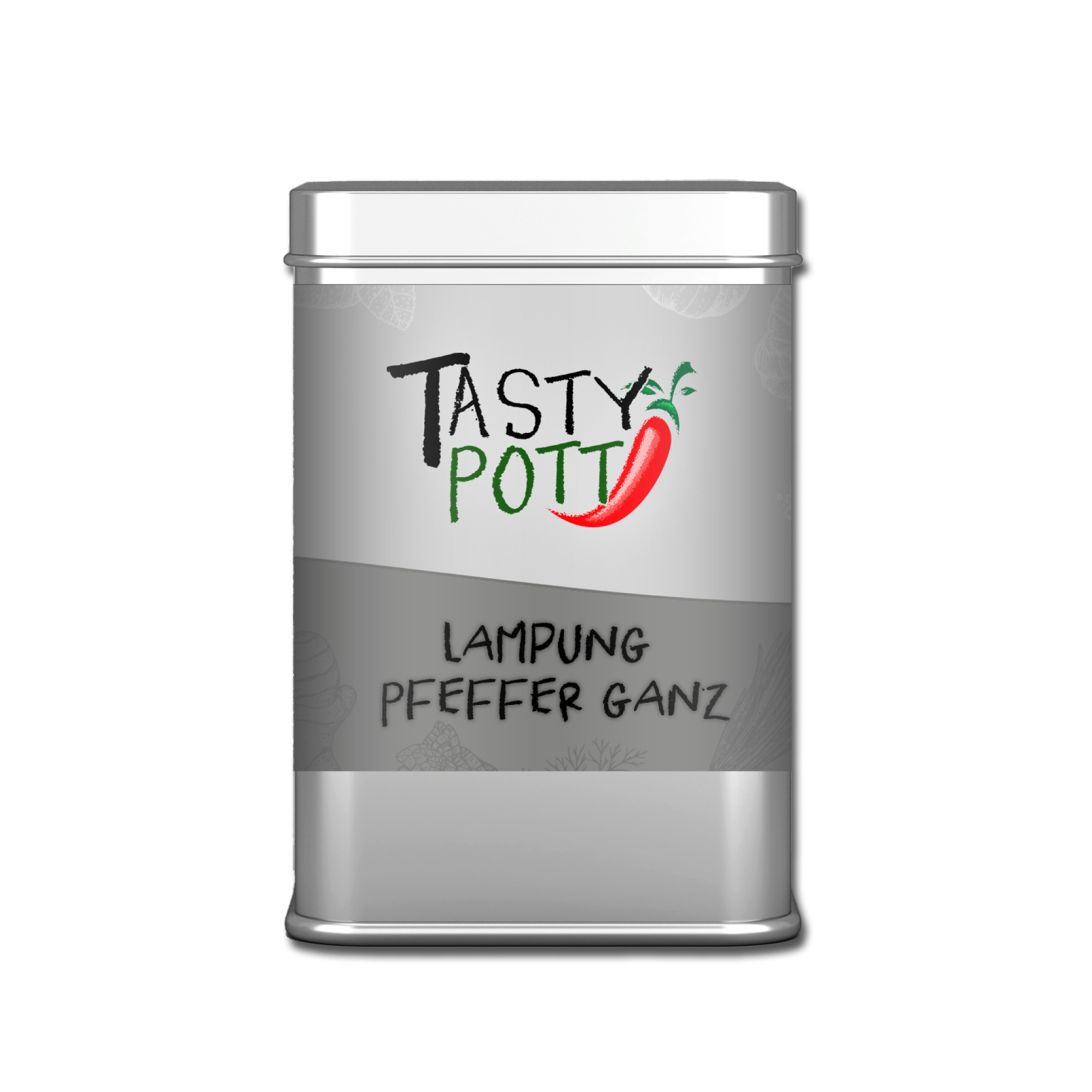 Lampung Pfeffer ganz - Stangenpfeffer - 50g Dose von Tasty Pott Lampung Pfeffer ganz - Stangenpfeffer - 50g Dose von Tasty Pott