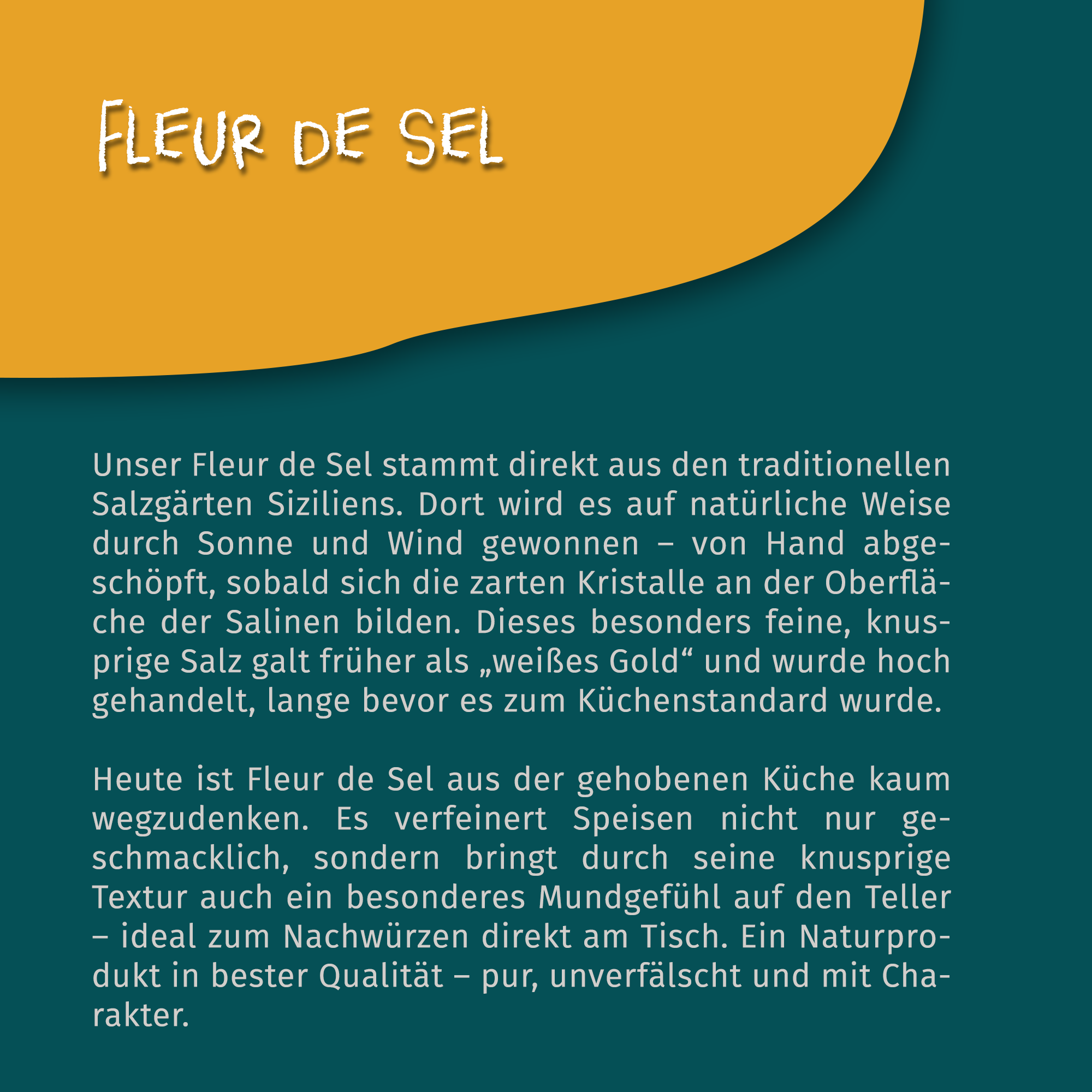Fleur de Sel Meersalz 150g Dose von Tasty Pott Fleur de Sel Meersalz 150g Dose von Tasty Pott