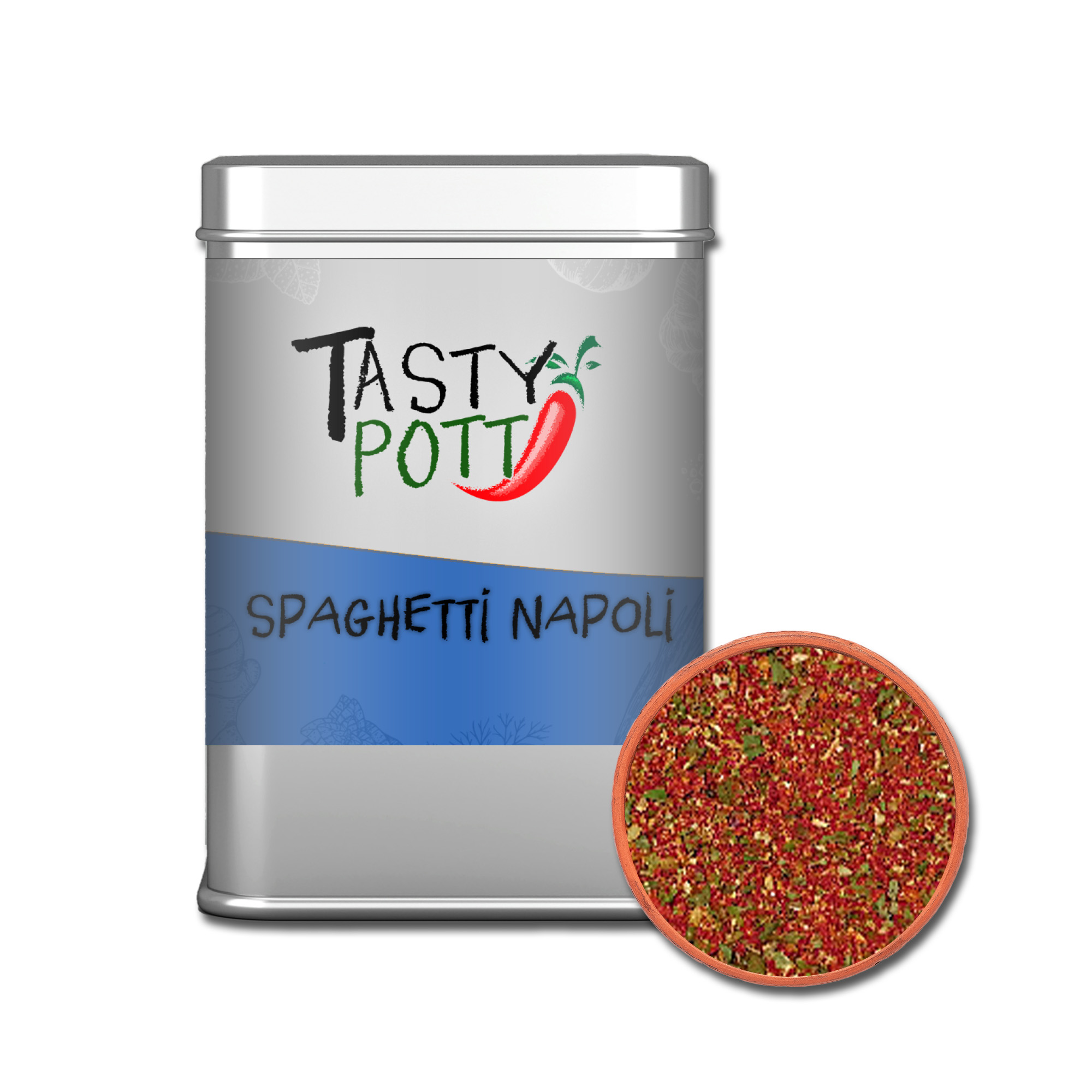 Tasty Pott Spaghetti Napoli Gewürzmischung 70g Dose