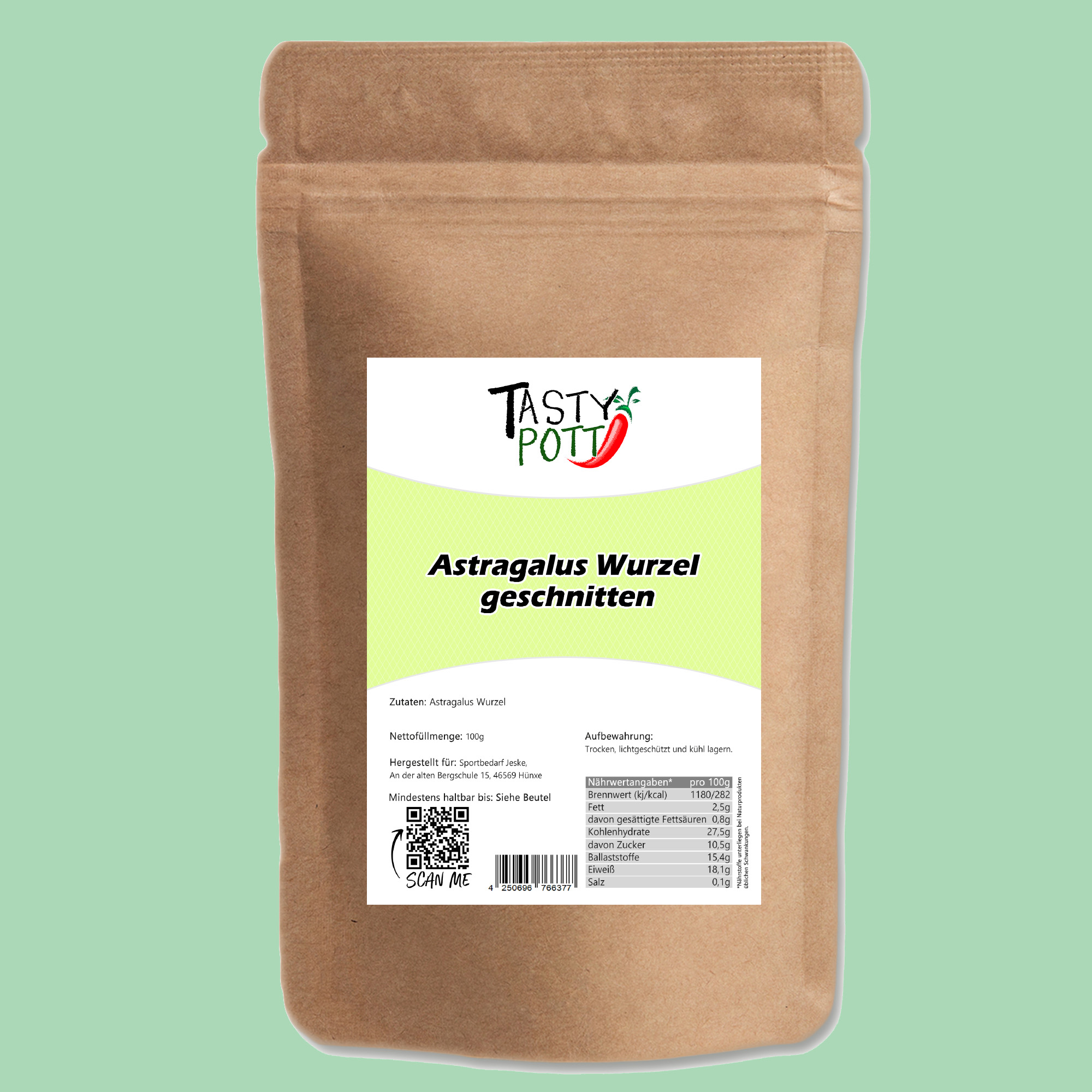 Astragalus Wurzel geschnitten 1000g – Tragant für Tee & Vitalität Geschnittene Tragantwurzel in Bio-Qualität für Tee & Immunkraft