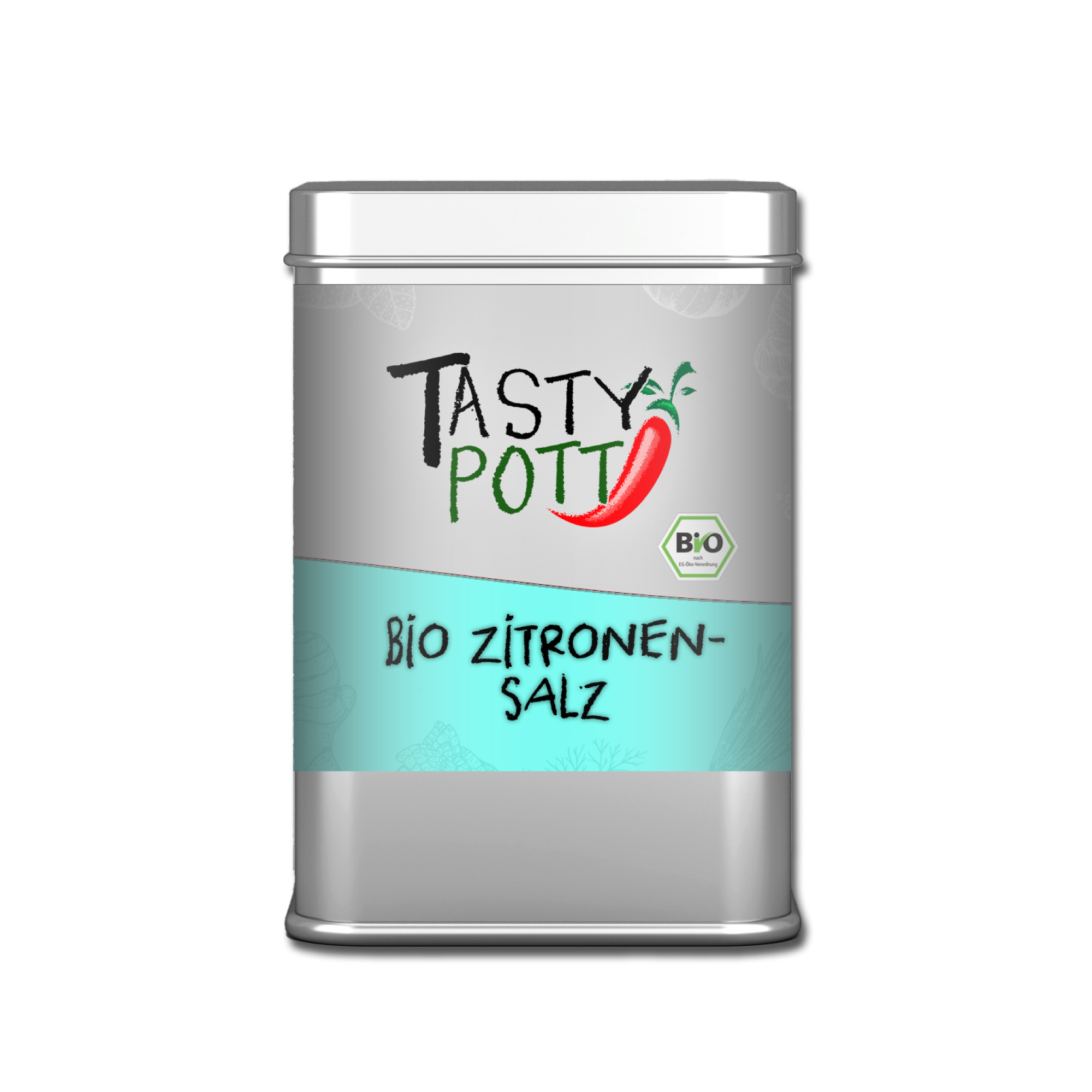 Bio Zitronensalz - Salz - 100g Dose von Tasty Pott