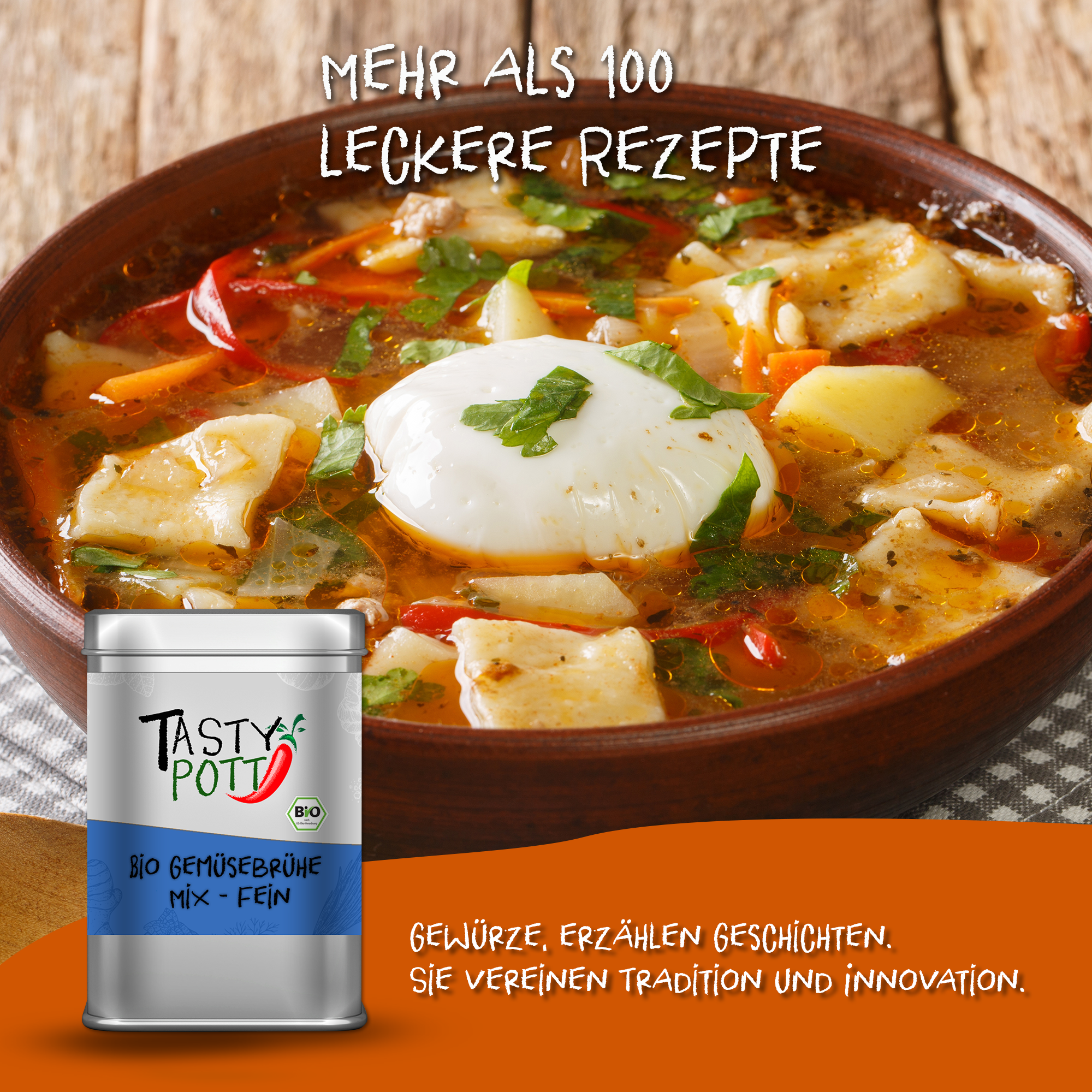 Bio Gemüsebrühe 80g