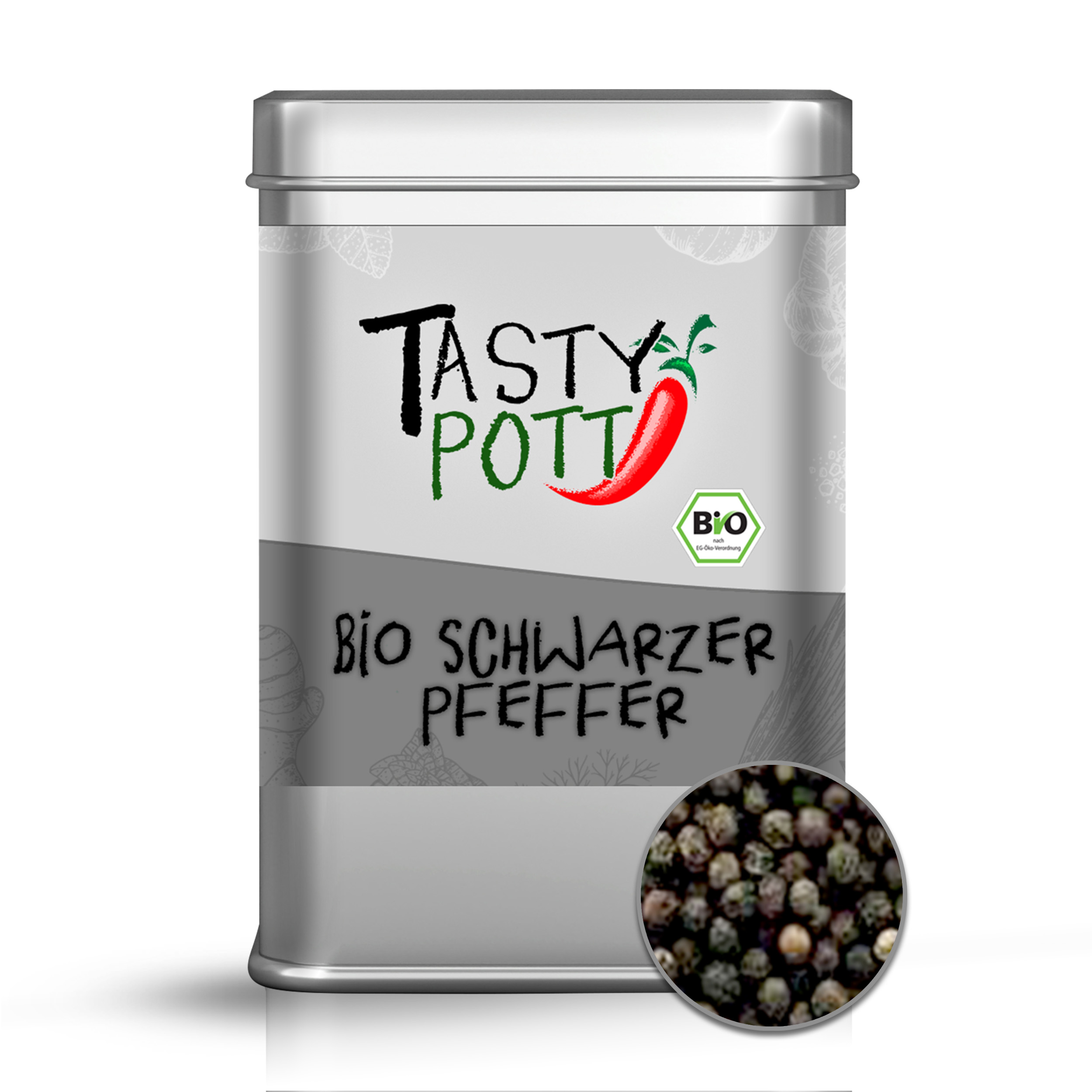 Bio Schwarzer Pfeffer ganz 50g