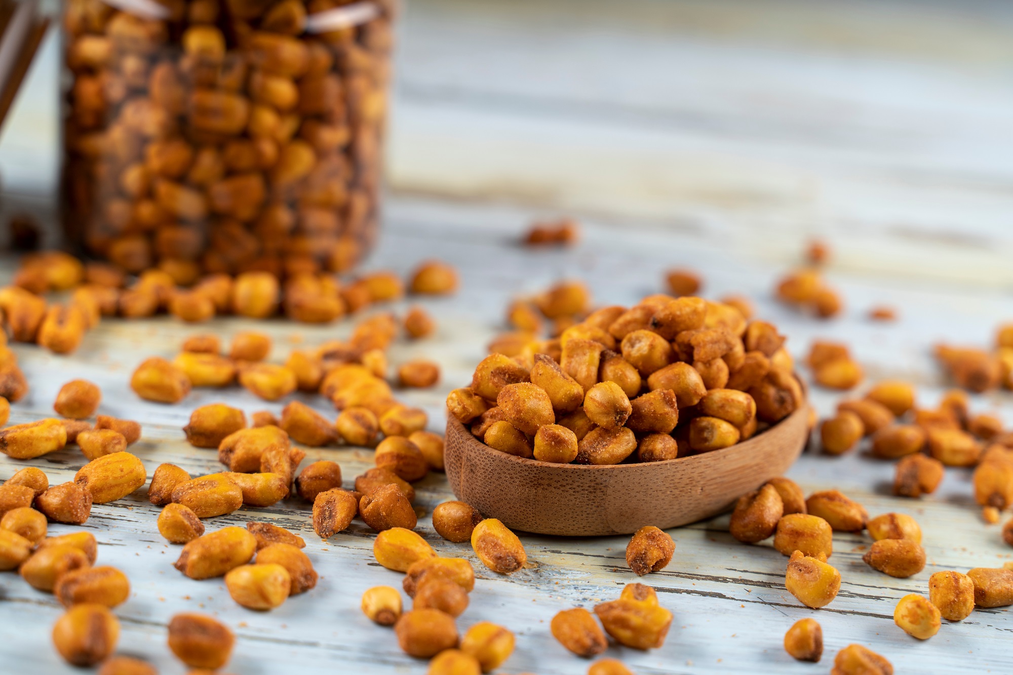 Maiskörner geröstet & gesalzen | Geröstete Maiskörner | 1 kg Tasty Pott